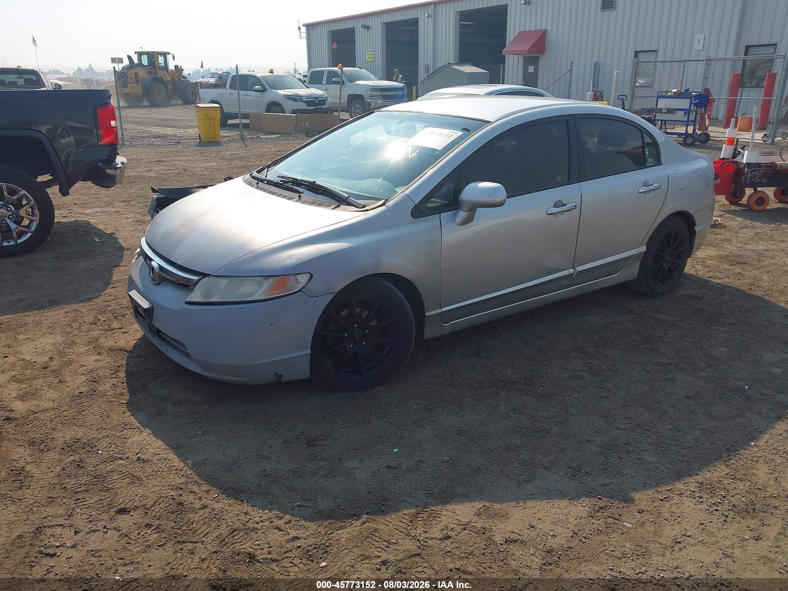2006 Honda Civic Lx Silver vin: 1HGFA16546L095607