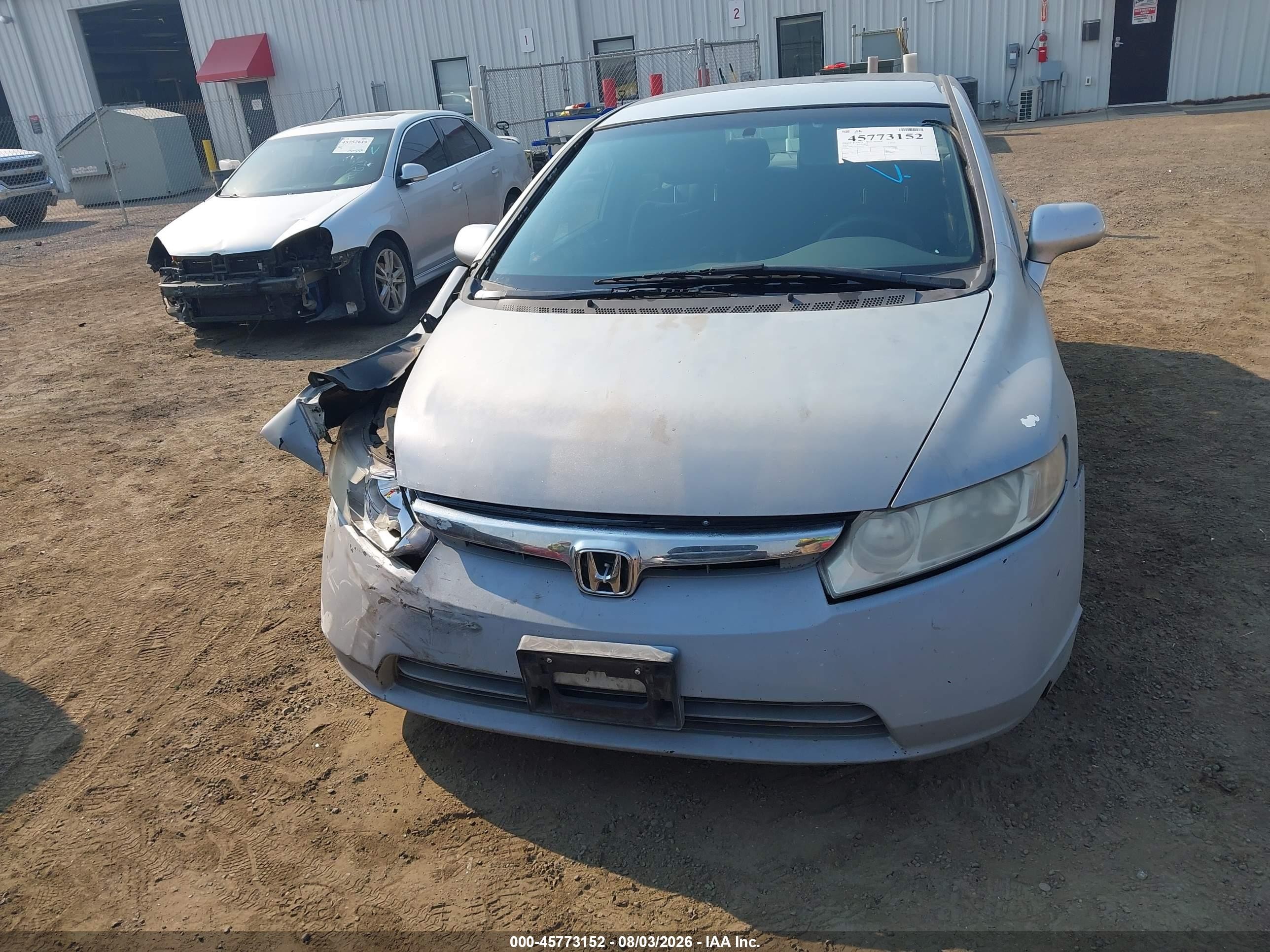 2006 Honda Civic Lx Silver vin: 1HGFA16546L095607