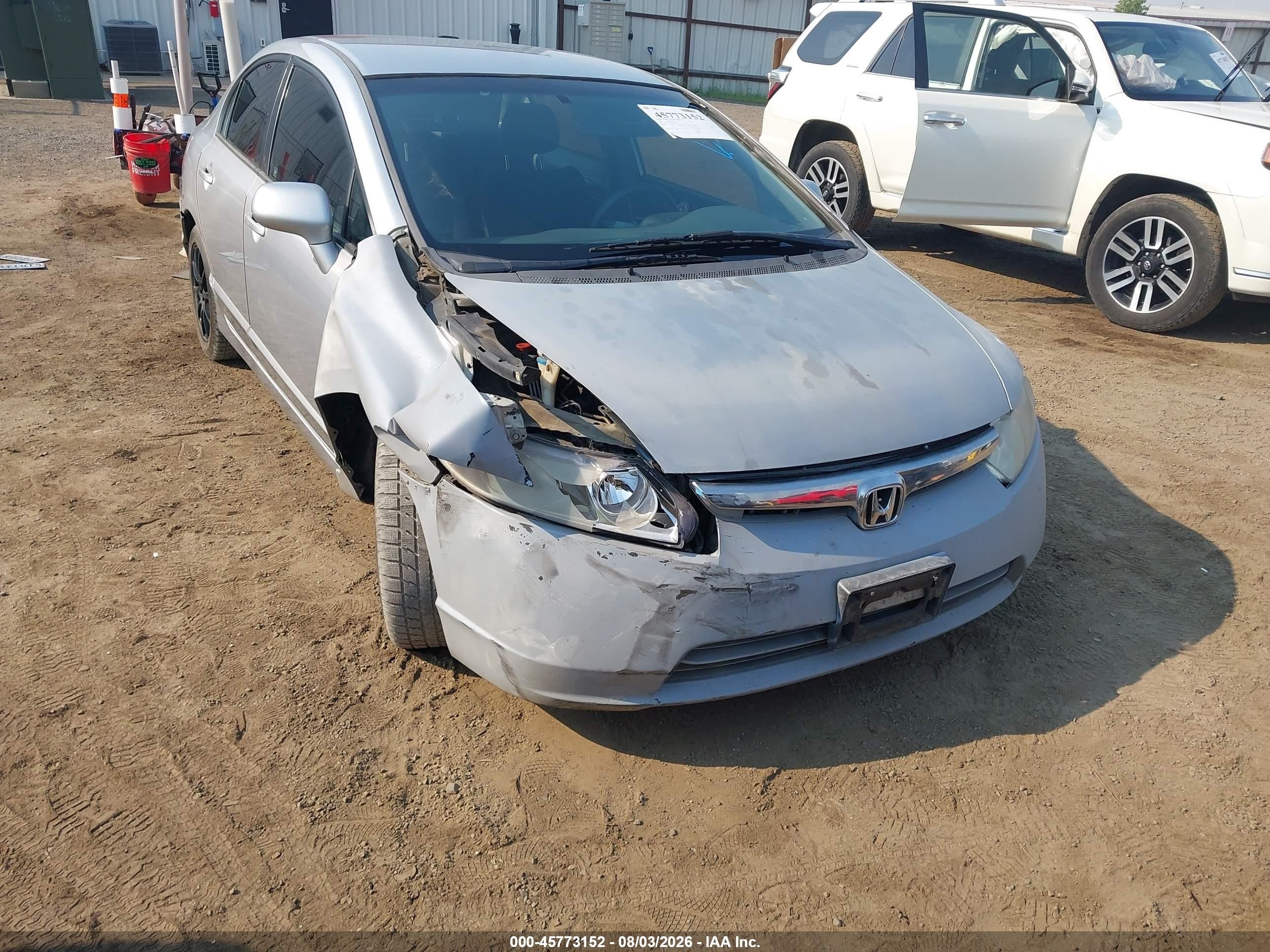 2006 Honda Civic Lx Silver vin: 1HGFA16546L095607