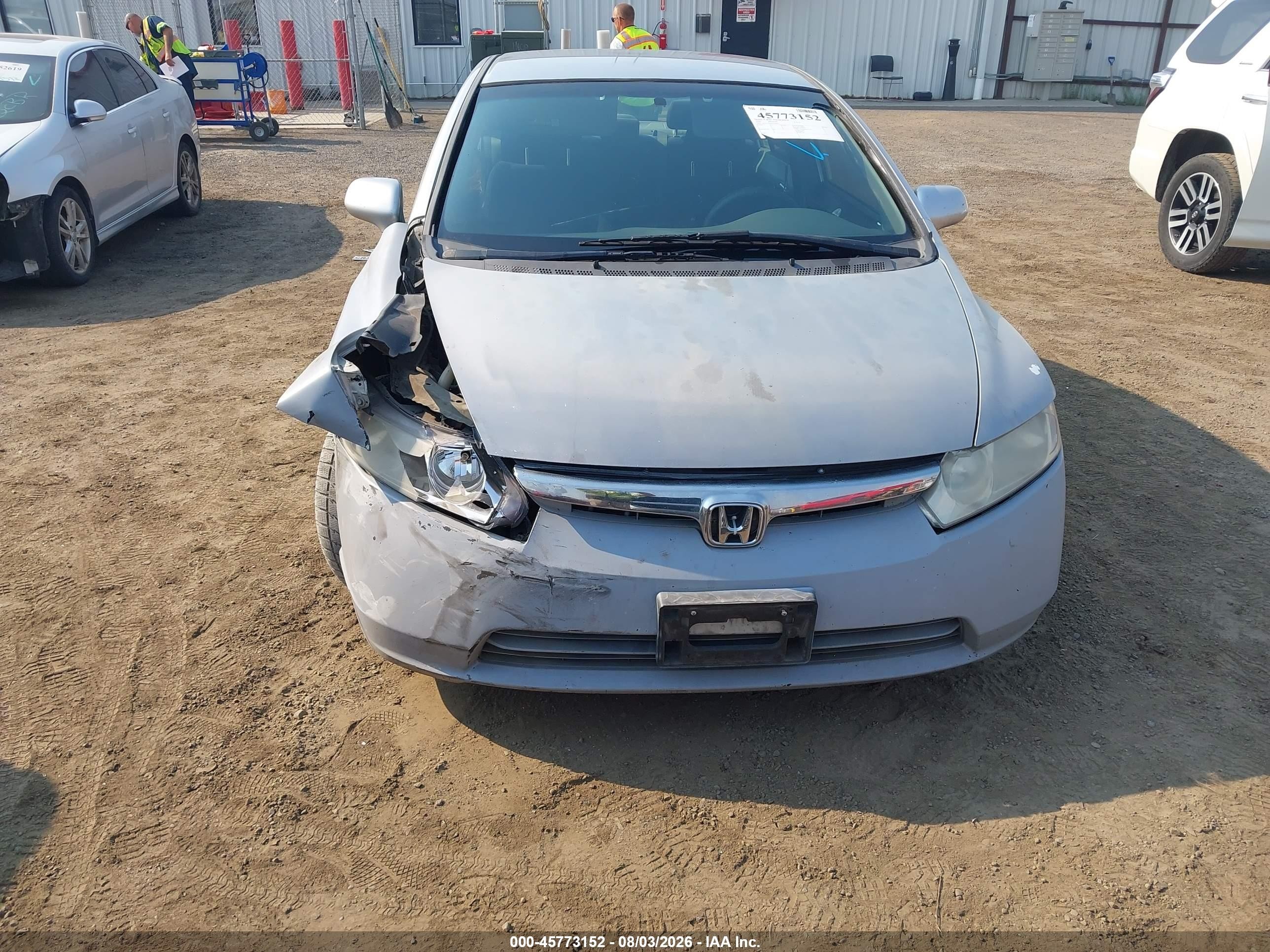 2006 Honda Civic Lx Silver vin: 1HGFA16546L095607