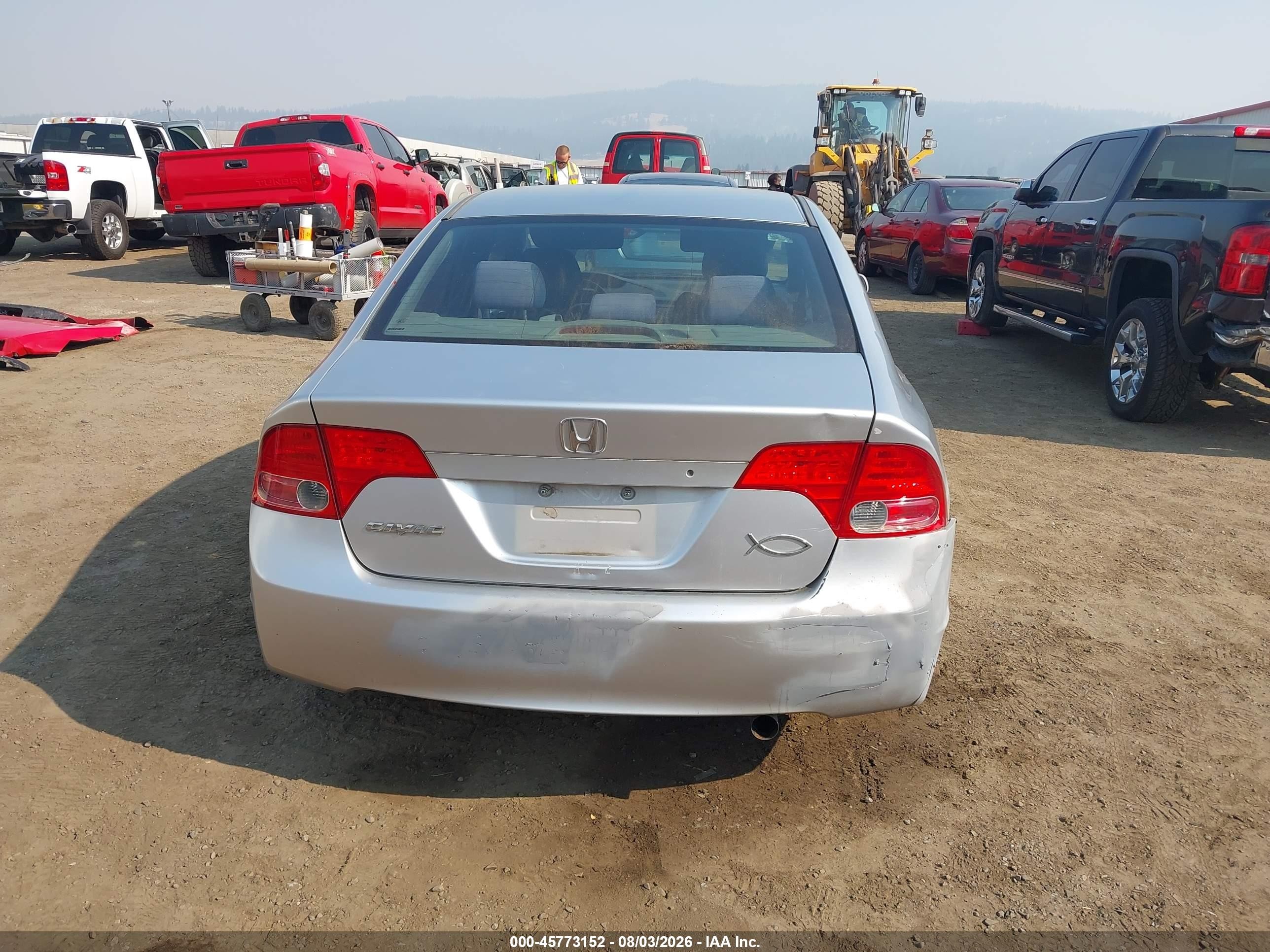 2006 Honda Civic Lx Silver vin: 1HGFA16546L095607
