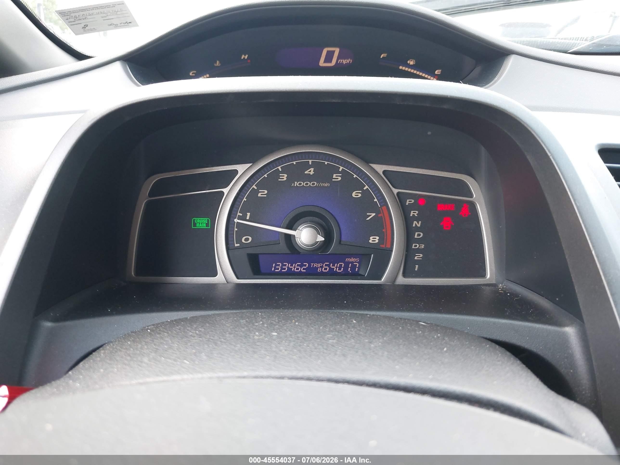 2006 Honda Civic Lx Blue vin: 1HGFA16546L107710