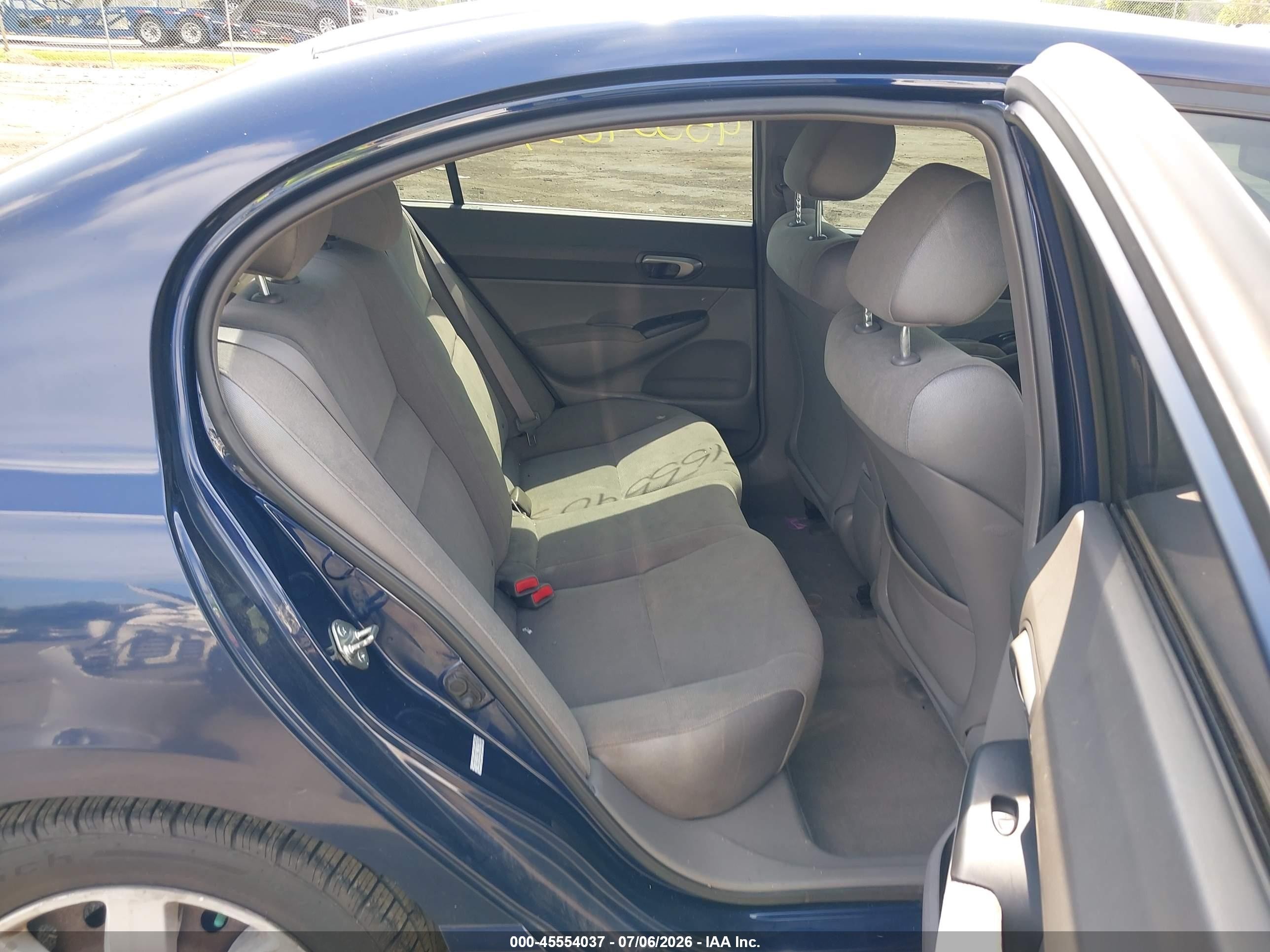 2006 Honda Civic Lx Blue vin: 1HGFA16546L107710