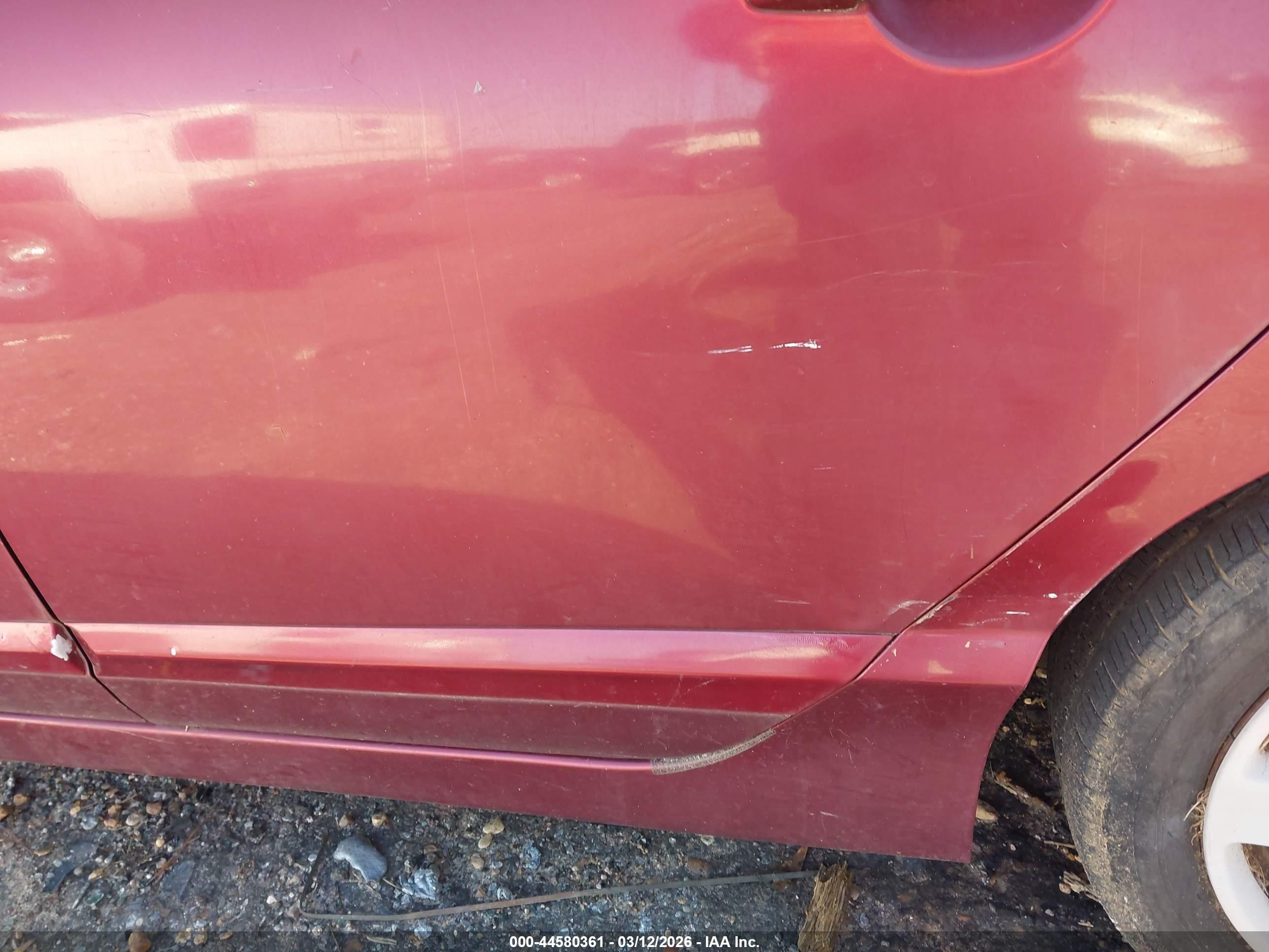 2006 Honda Civic Lx Красный vin: 1HGFA16546L128640
