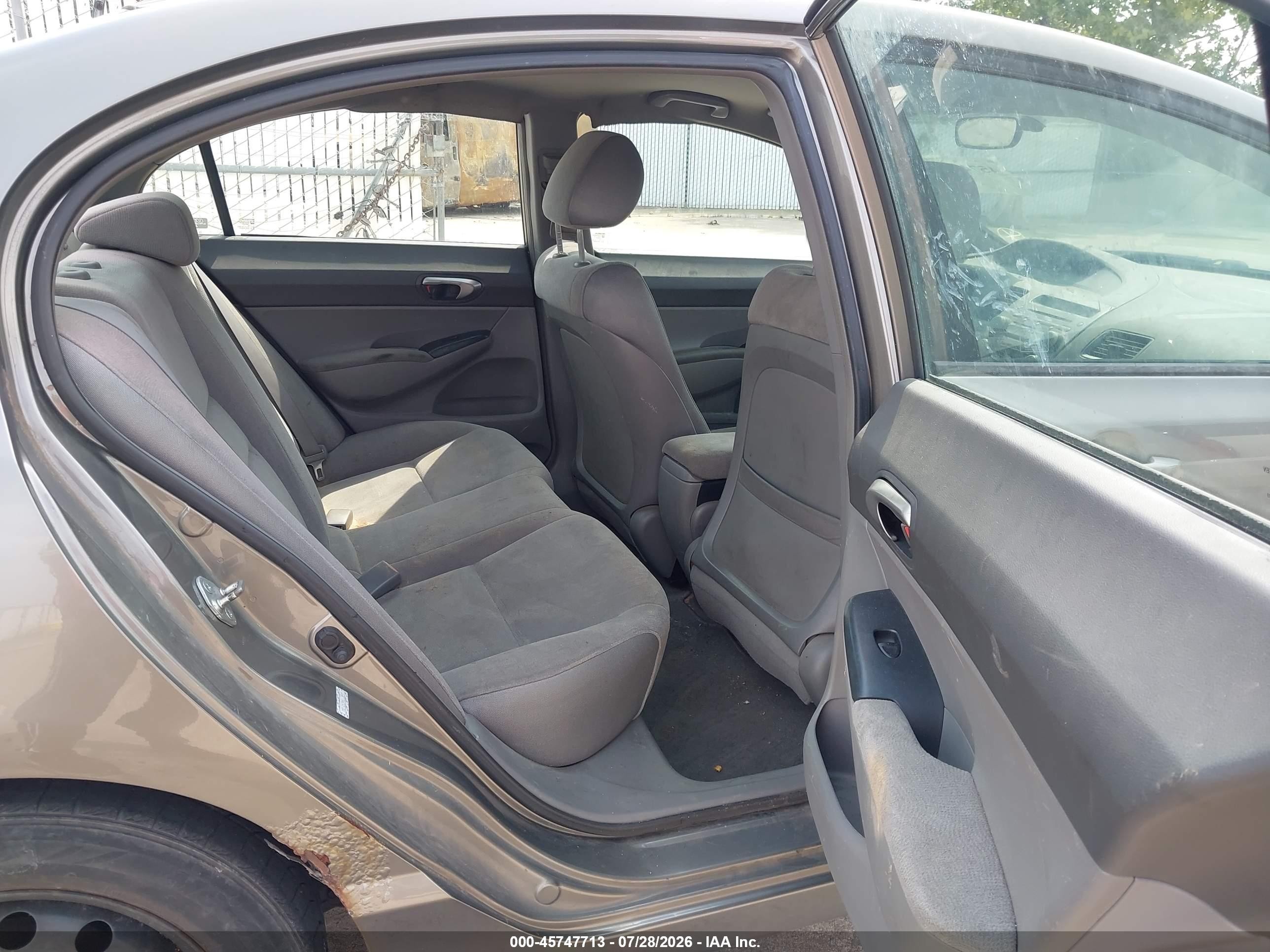 2006 Honda Civic Lx Gray vin: 1HGFA16546L138245