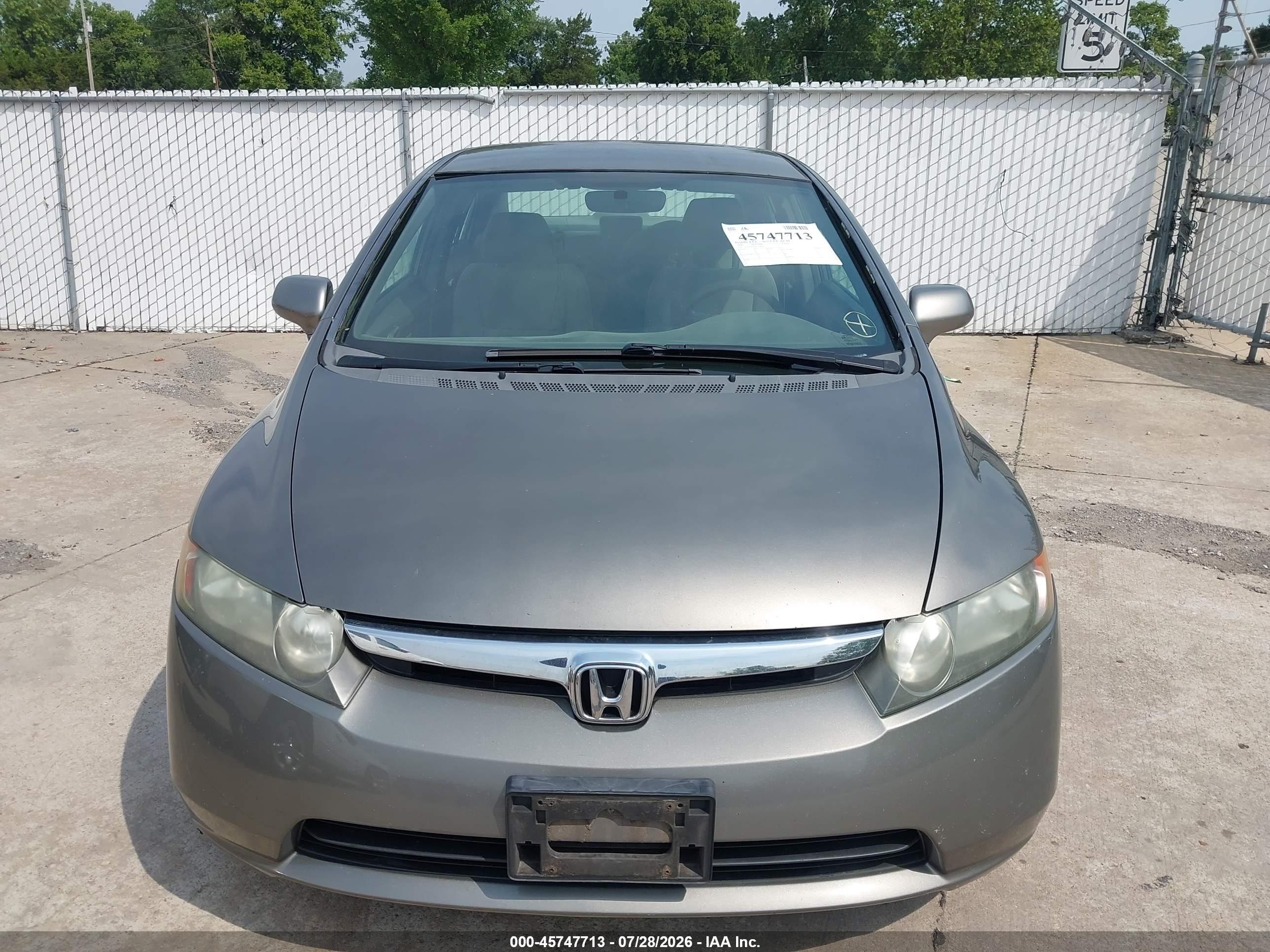 2006 Honda Civic Lx Gray vin: 1HGFA16546L138245