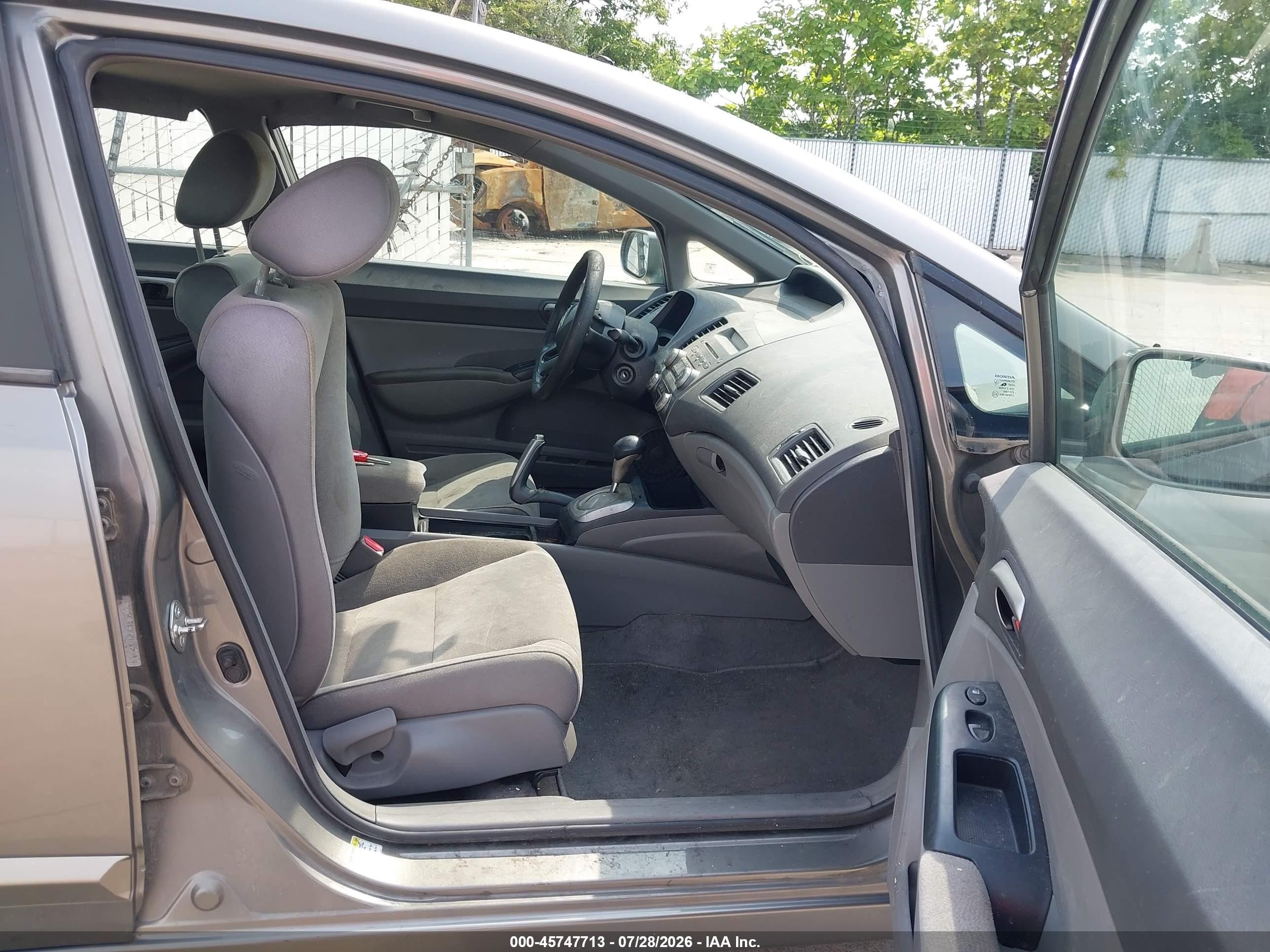 2006 Honda Civic Lx Gray vin: 1HGFA16546L138245