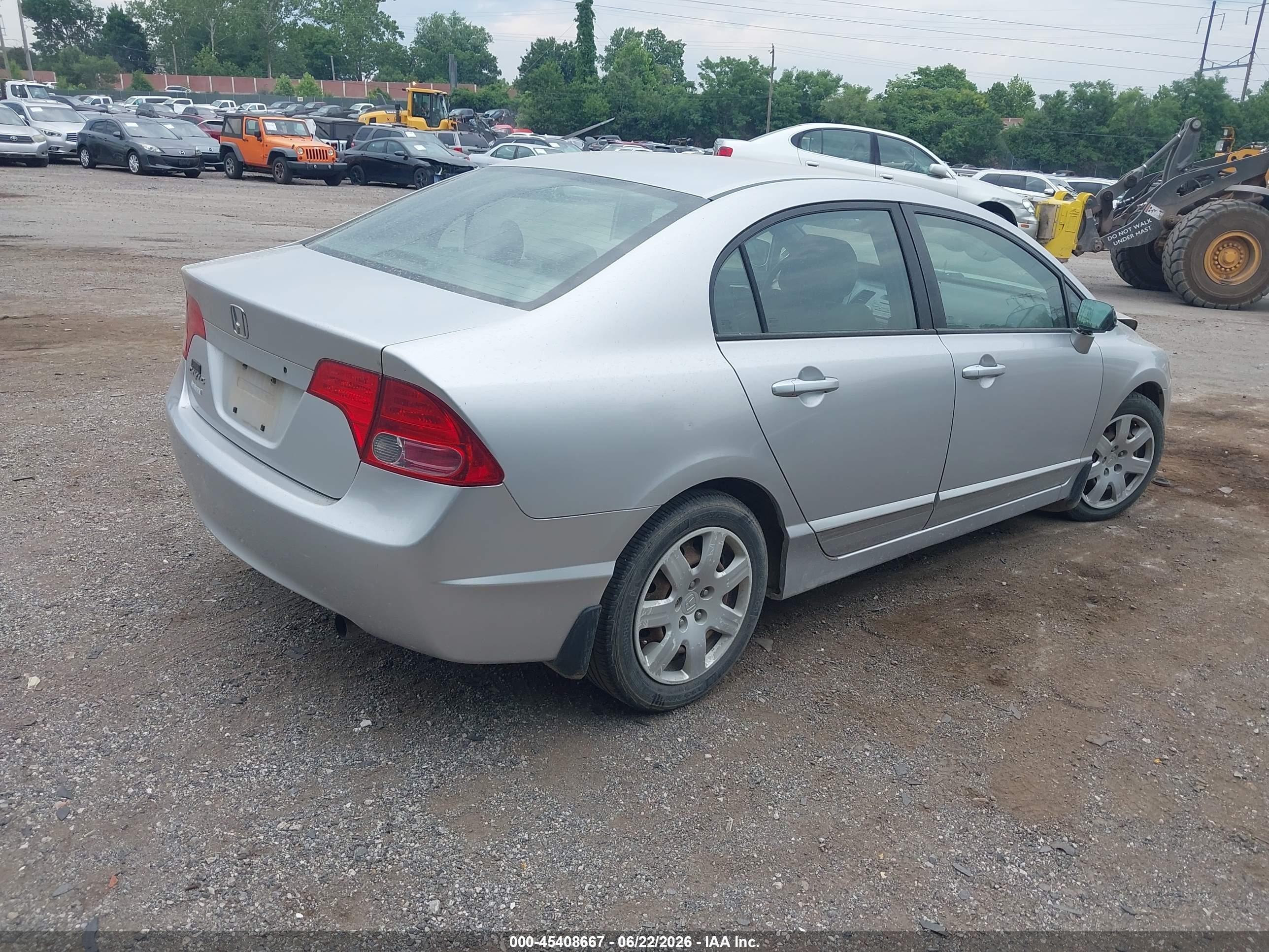 2006 Honda Civic Lx White vin: 1HGFA16546L151013