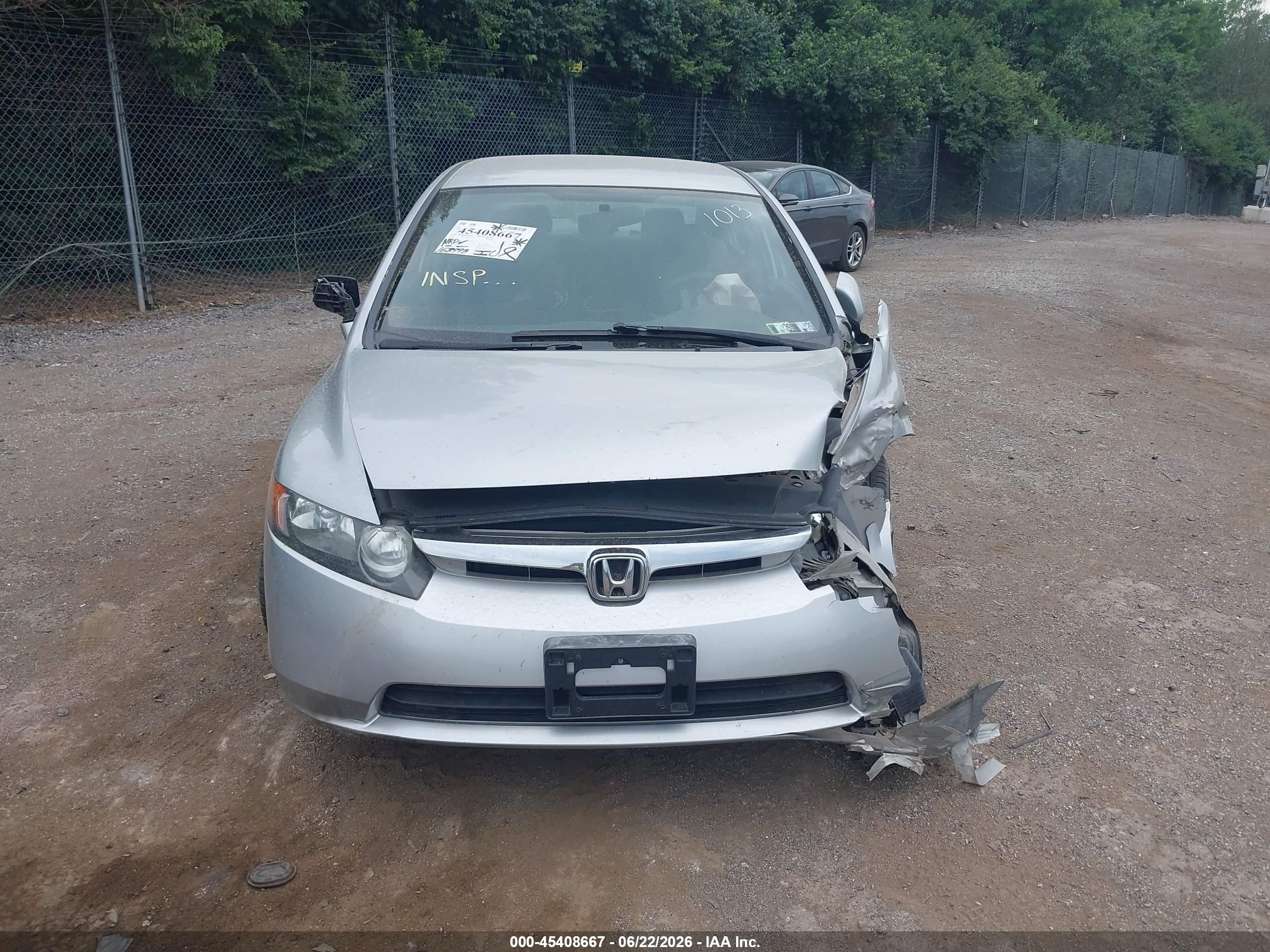 2006 Honda Civic Lx White vin: 1HGFA16546L151013