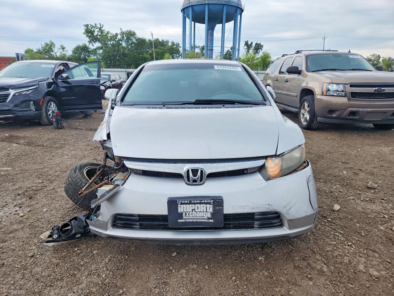 2006 Honda Civic Lx Silver vin: 1HGFA16546L153716