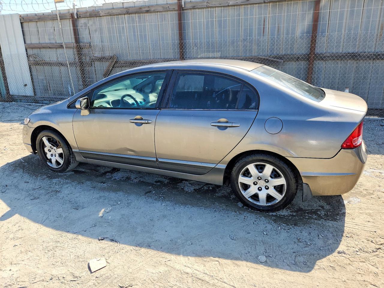 2007 Honda Civic Lx Gray vin: 1HGFA16547L006507