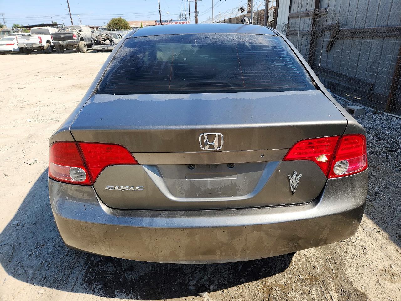 2007 Honda Civic Lx Gray vin: 1HGFA16547L006507
