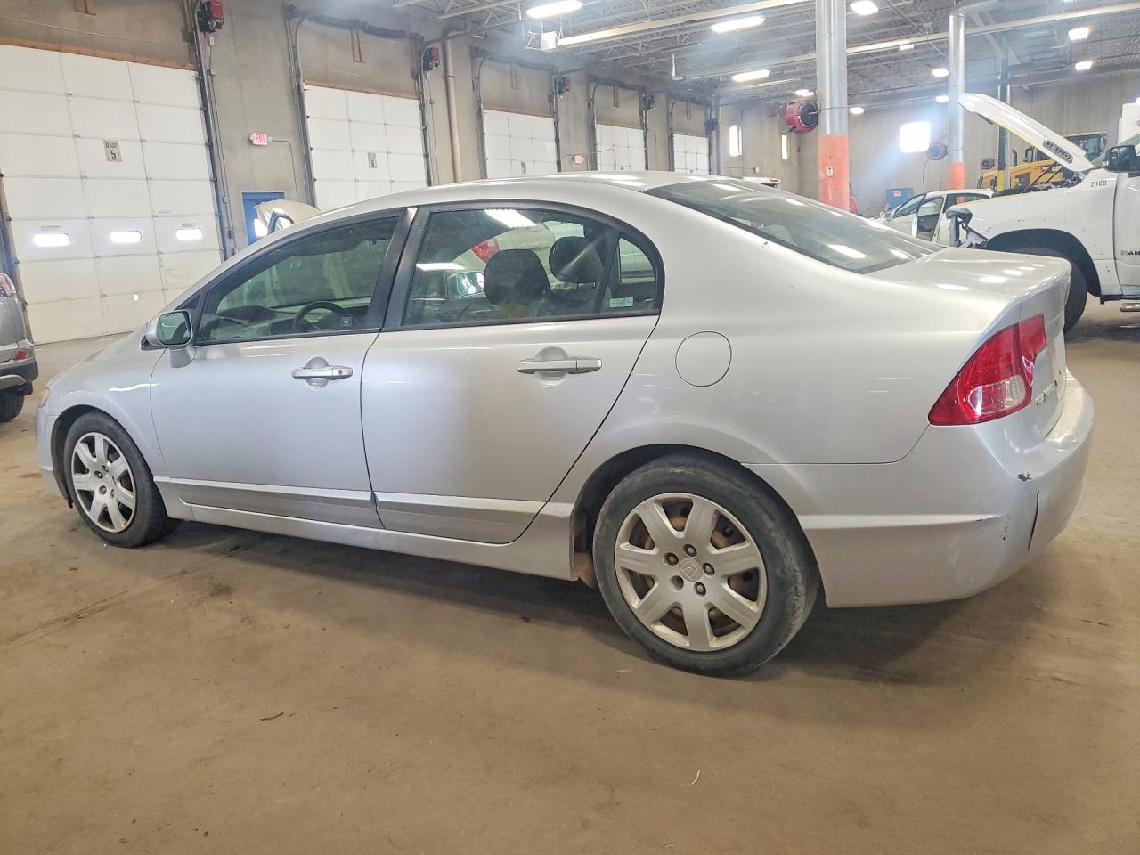 2007 Honda Civic Lx Silver vin: 1HGFA16547L028099