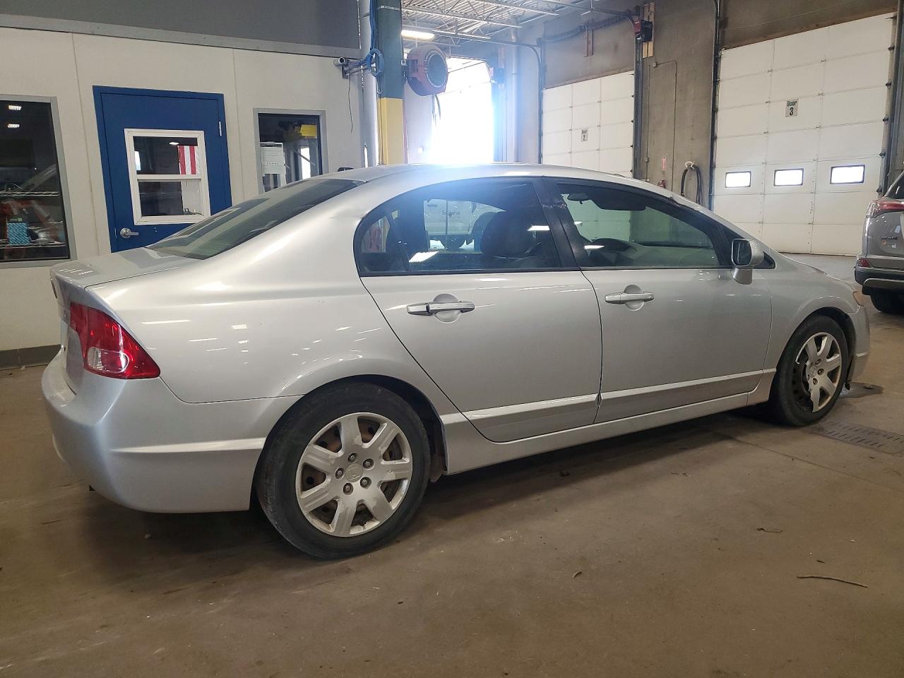 2007 Honda Civic Lx Silver vin: 1HGFA16547L028099