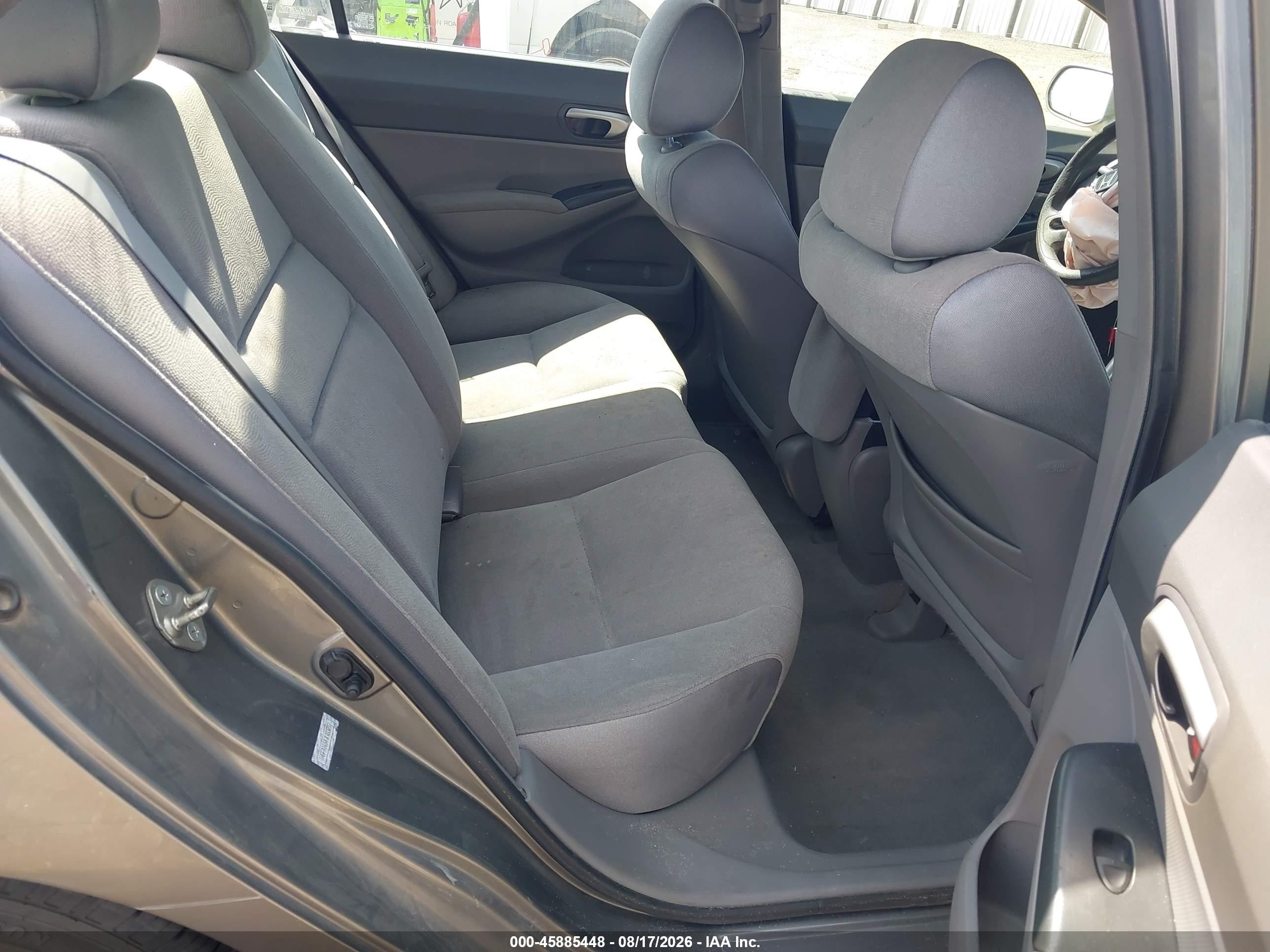 2007 Honda Civic Lx Gray vin: 1HGFA16547L033237