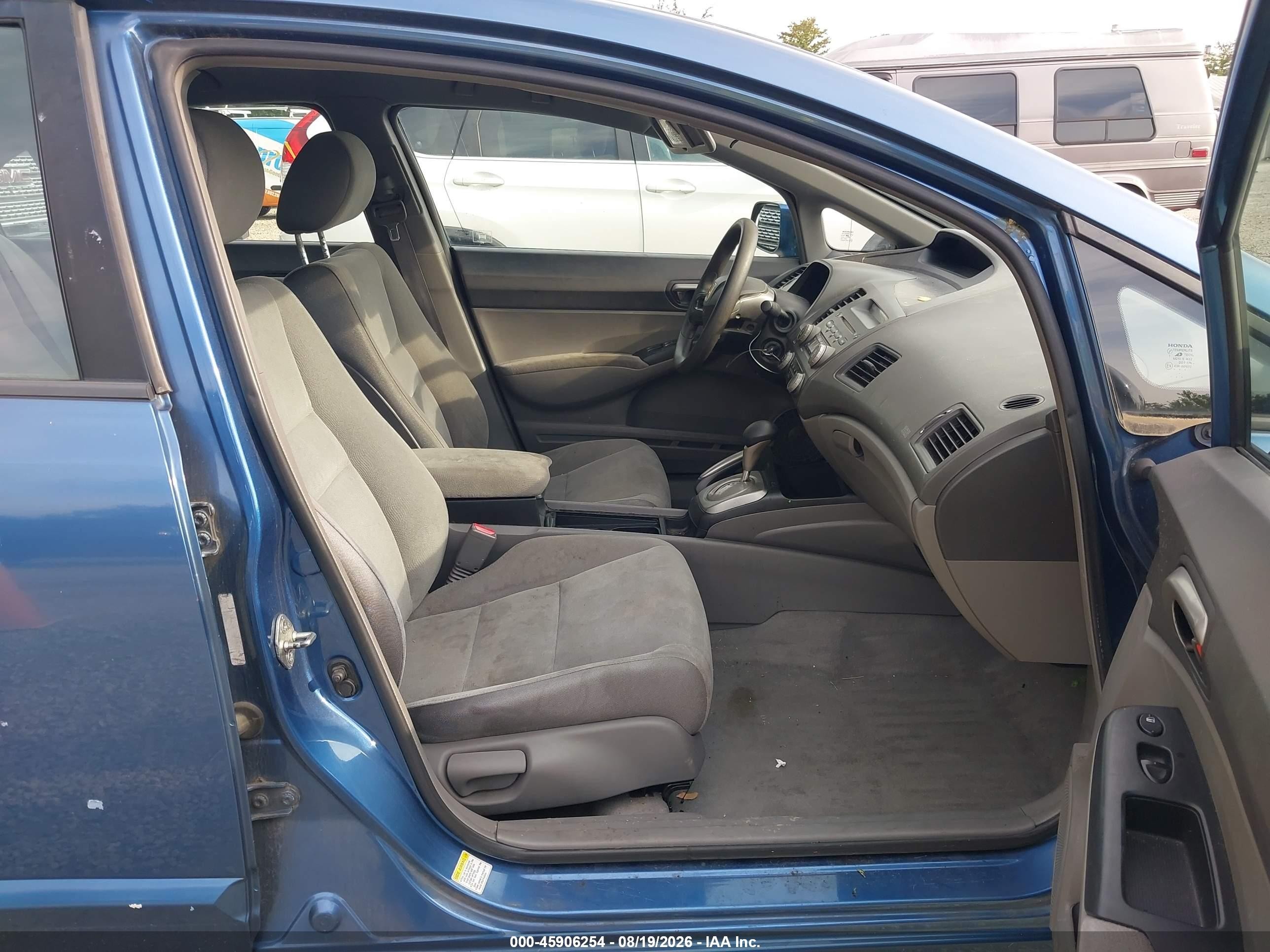 2007 Honda Civic Lx Синий vin: 1HGFA16547L074760