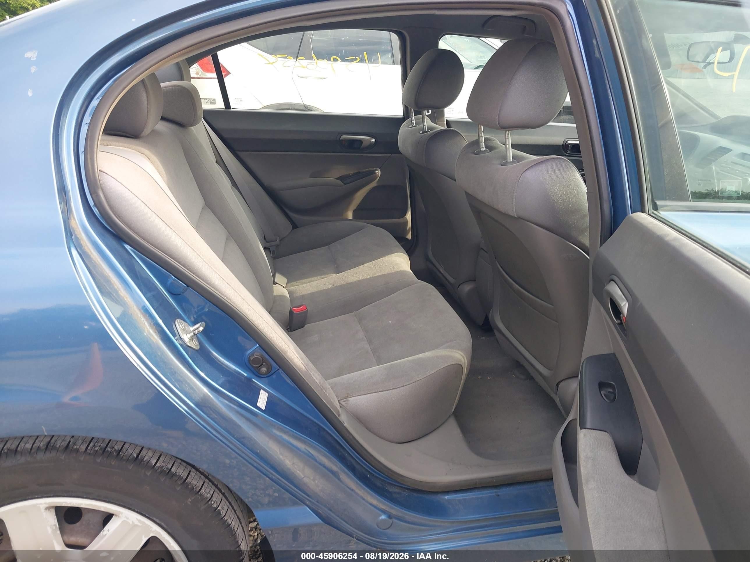 2007 Honda Civic Lx Синий vin: 1HGFA16547L074760