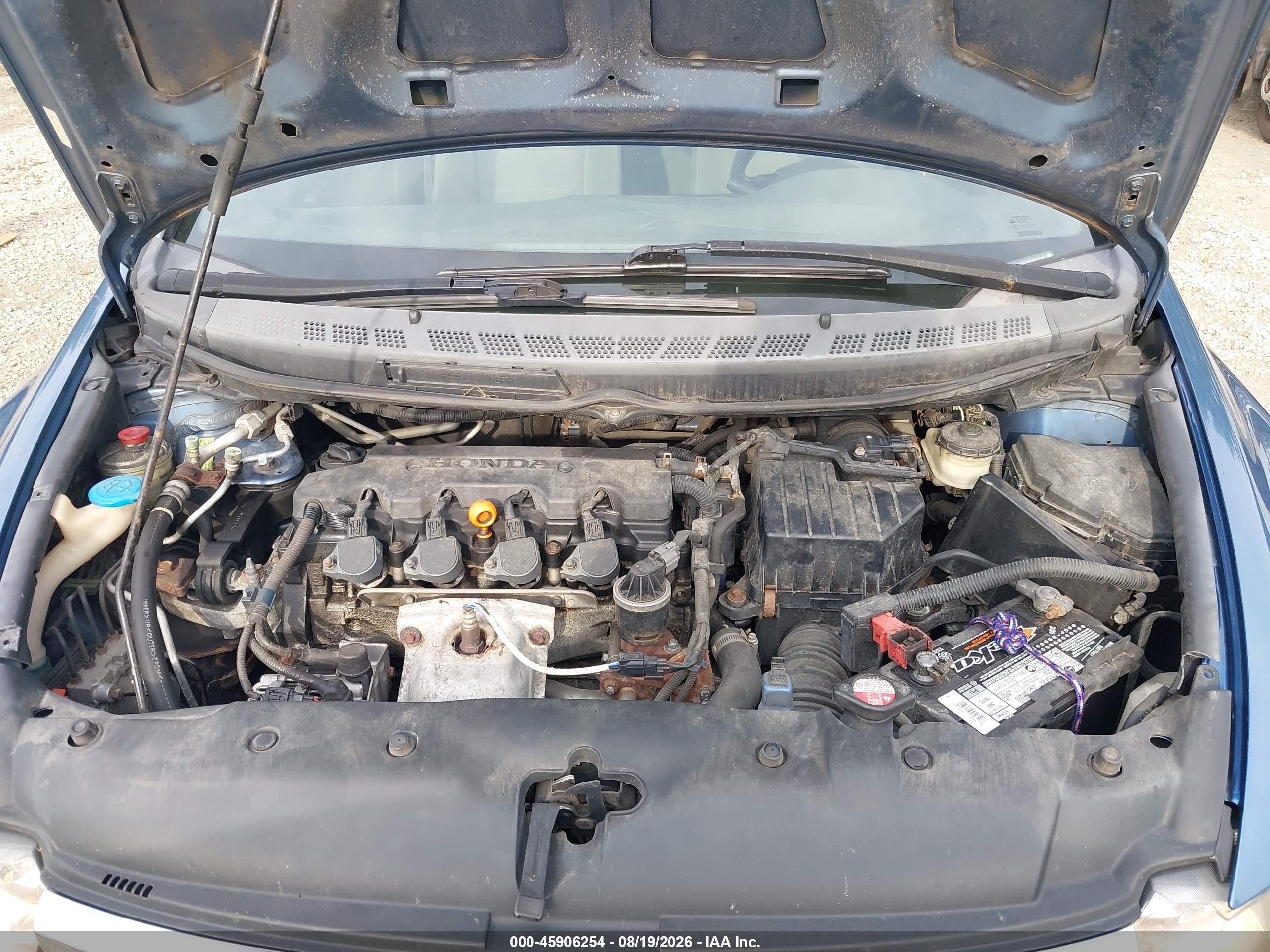 2007 Honda Civic Lx Синий vin: 1HGFA16547L074760