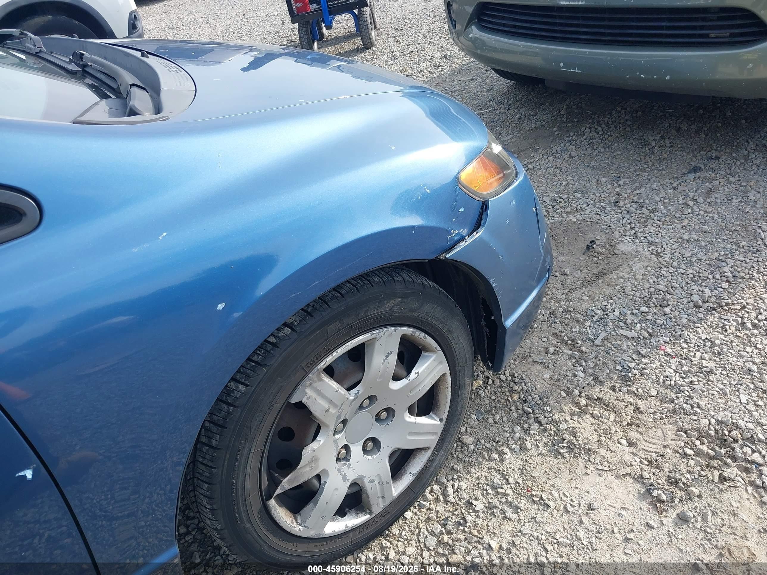 2007 Honda Civic Lx Синий vin: 1HGFA16547L074760