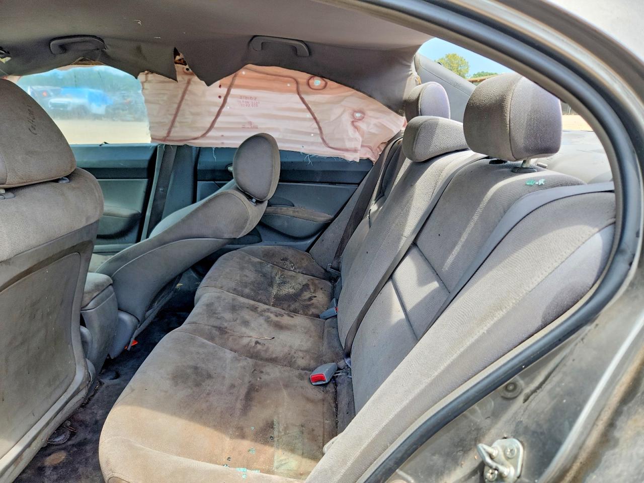 2007 Honda Civic Lx Gray vin: 1HGFA16547L078596