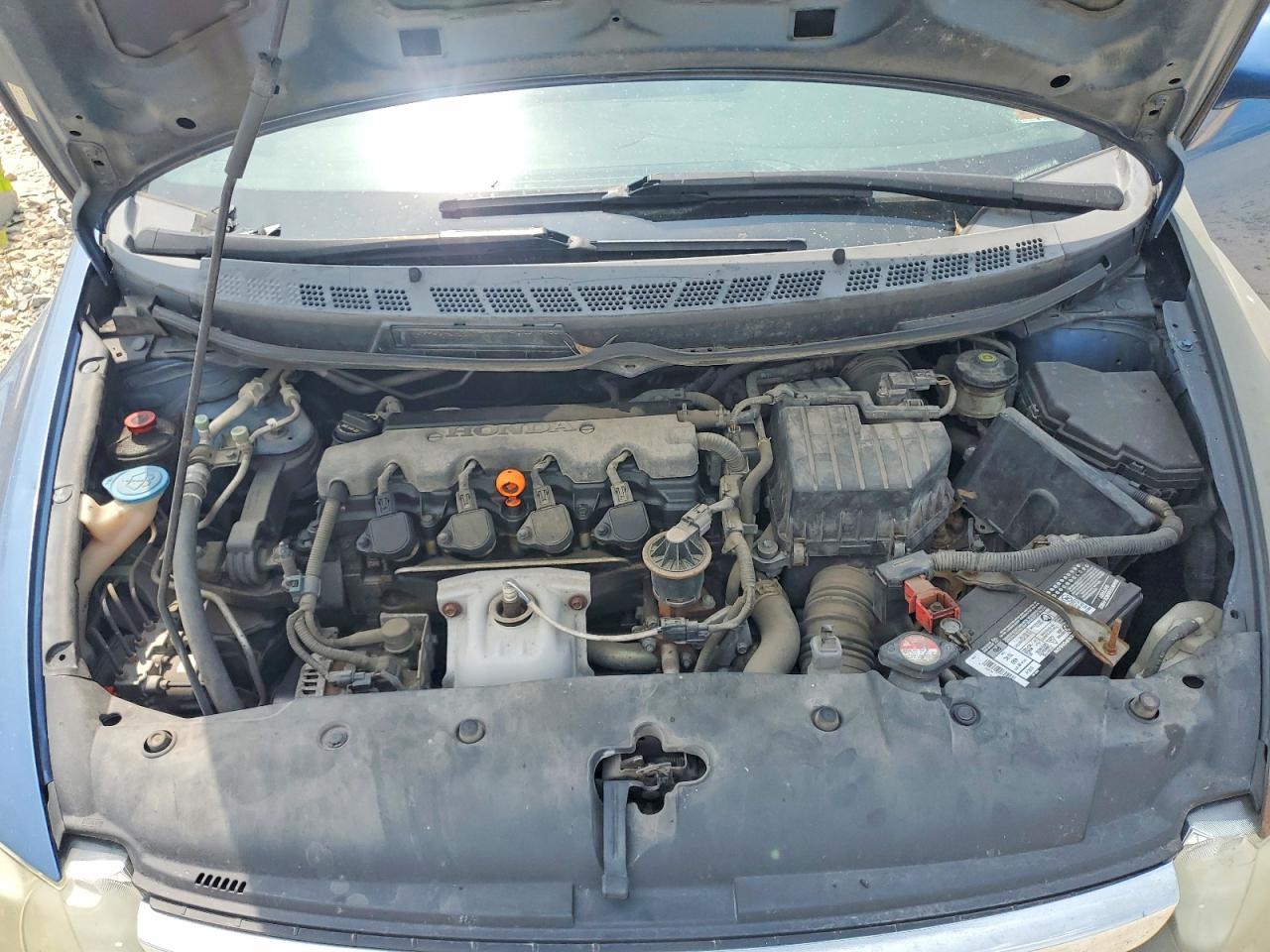 2007 Honda Civic Lx Blue vin: 1HGFA16547L128798