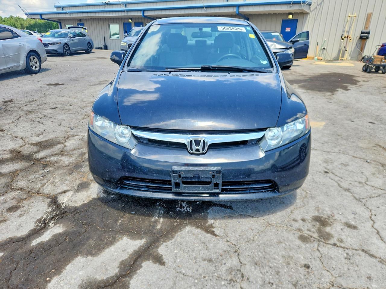 2007 Honda Civic Lx Черный vin: 1HGFA16547L130146