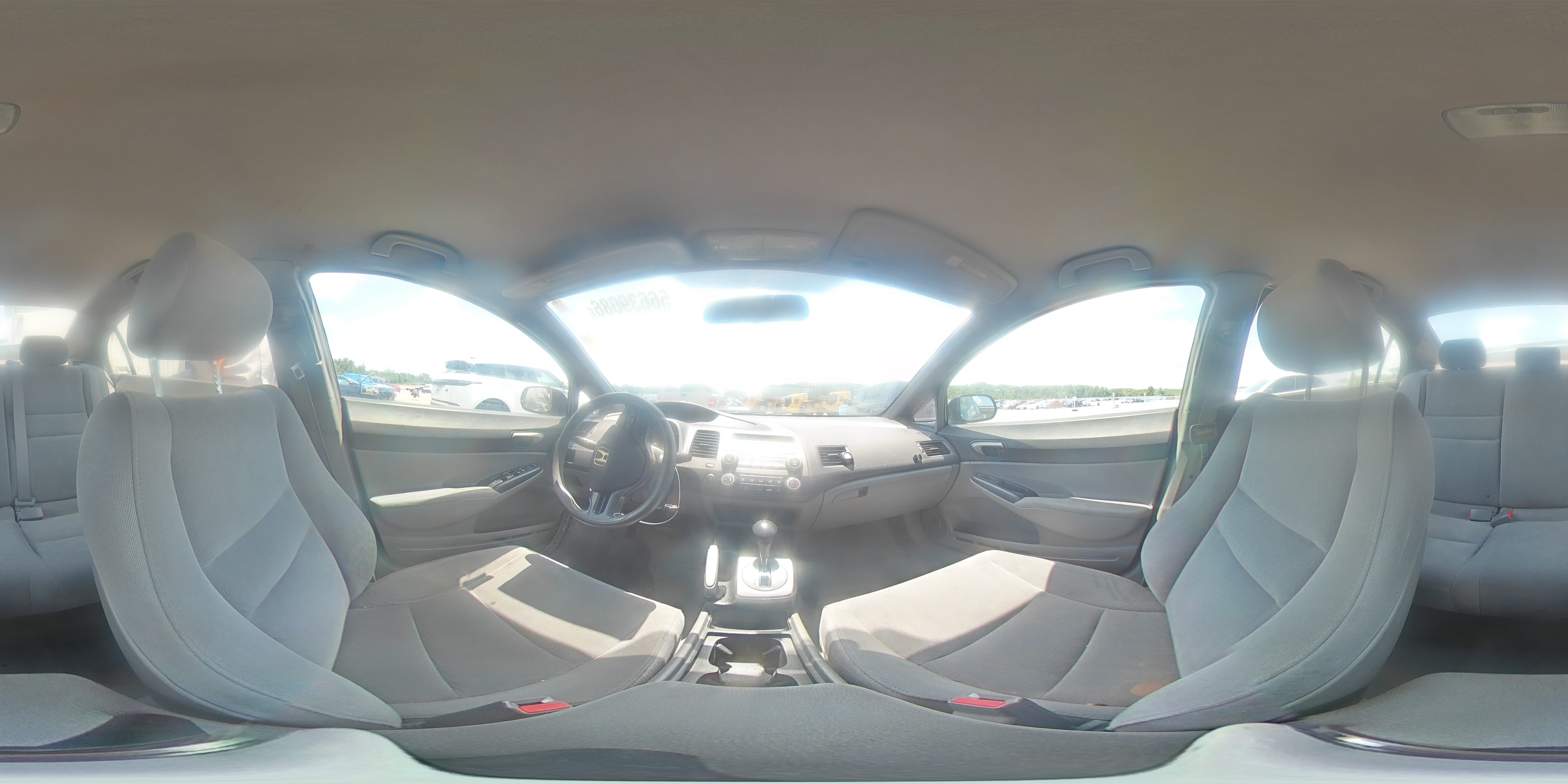 2007 Honda Civic Lx Черный vin: 1HGFA16547L130146