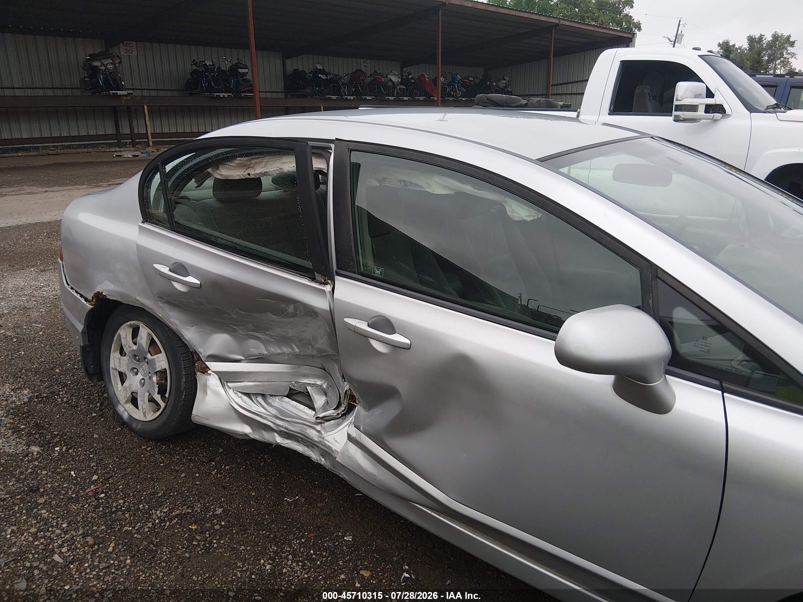 2009 Honda Civic Lx Серебряный vin: 1HGFA16549L000273
