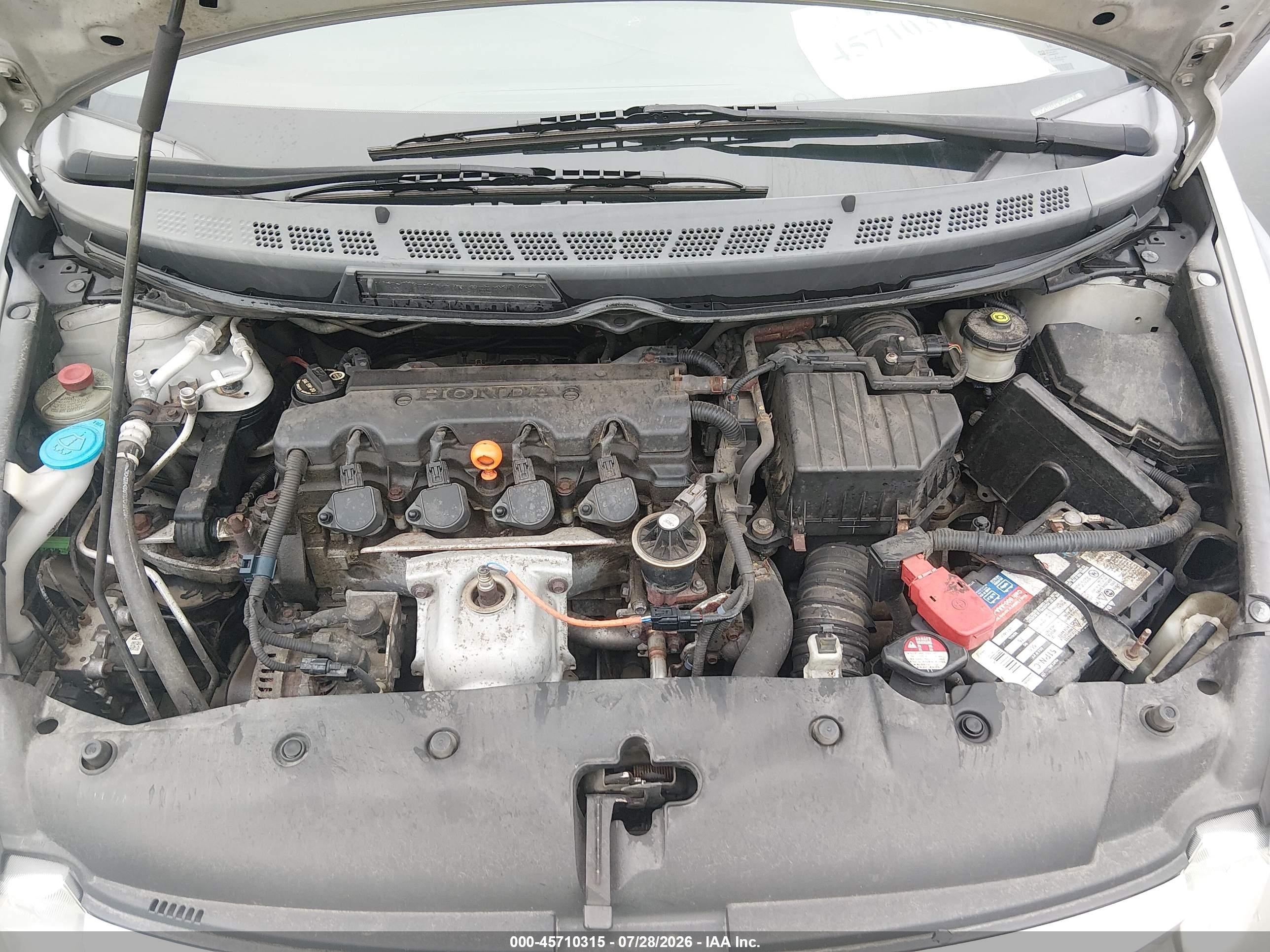 2009 Honda Civic Lx Серебряный vin: 1HGFA16549L000273