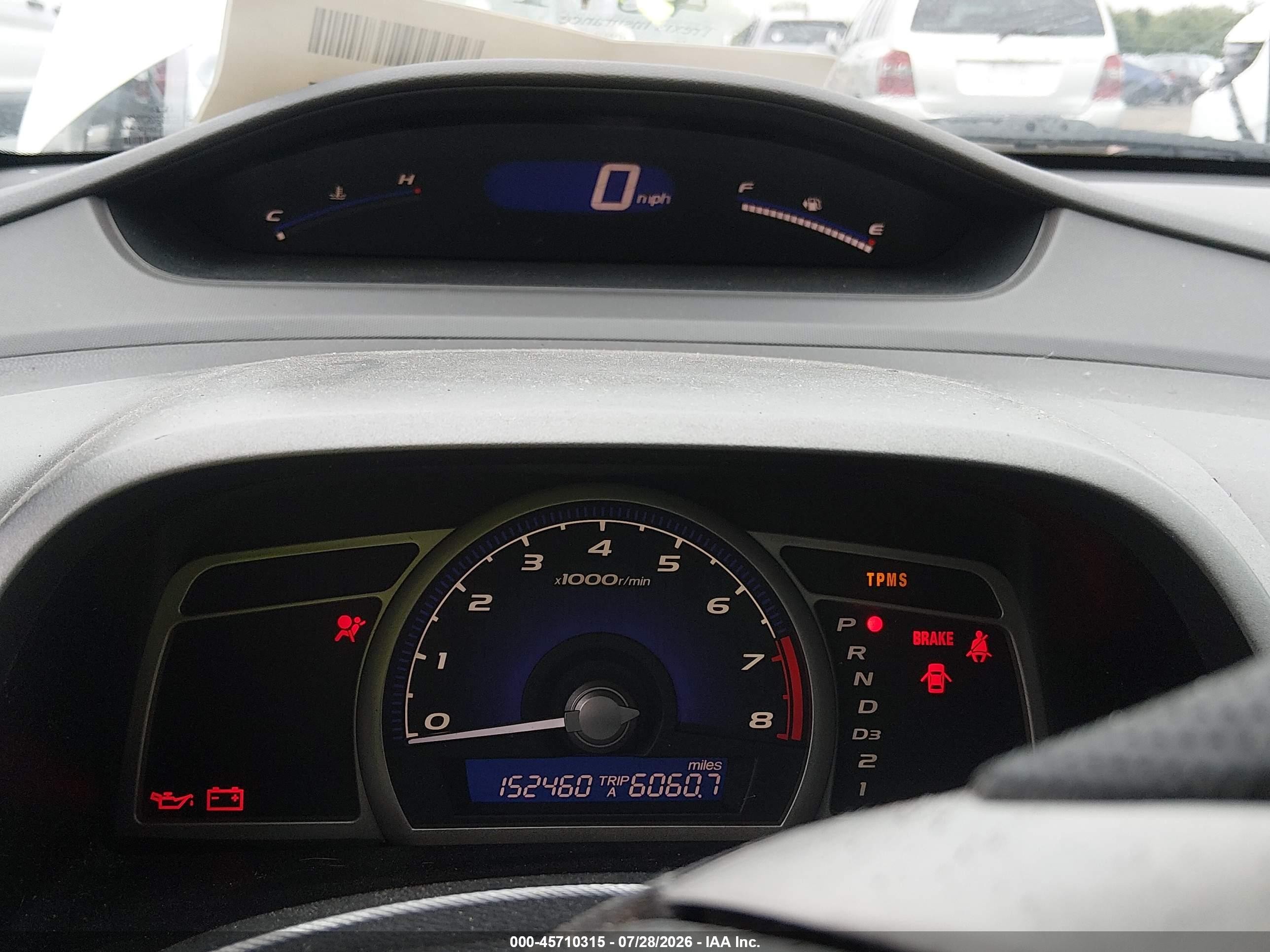 2009 Honda Civic Lx Серебряный vin: 1HGFA16549L000273