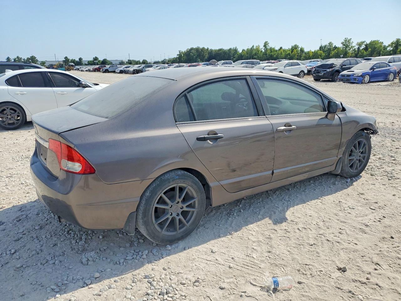 2009 Honda Civic Lx Серый vin: 1HGFA16549L021401