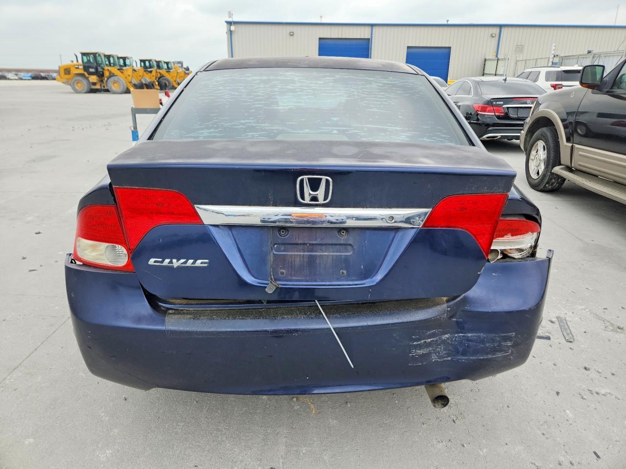 2009 Honda Civic Lx Синий vin: 1HGFA16549L025061