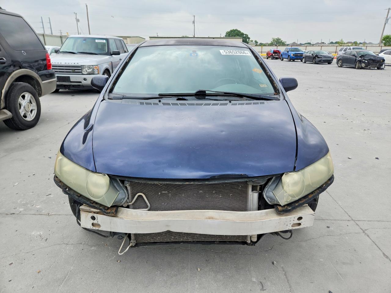 2009 Honda Civic Lx Синий vin: 1HGFA16549L025061
