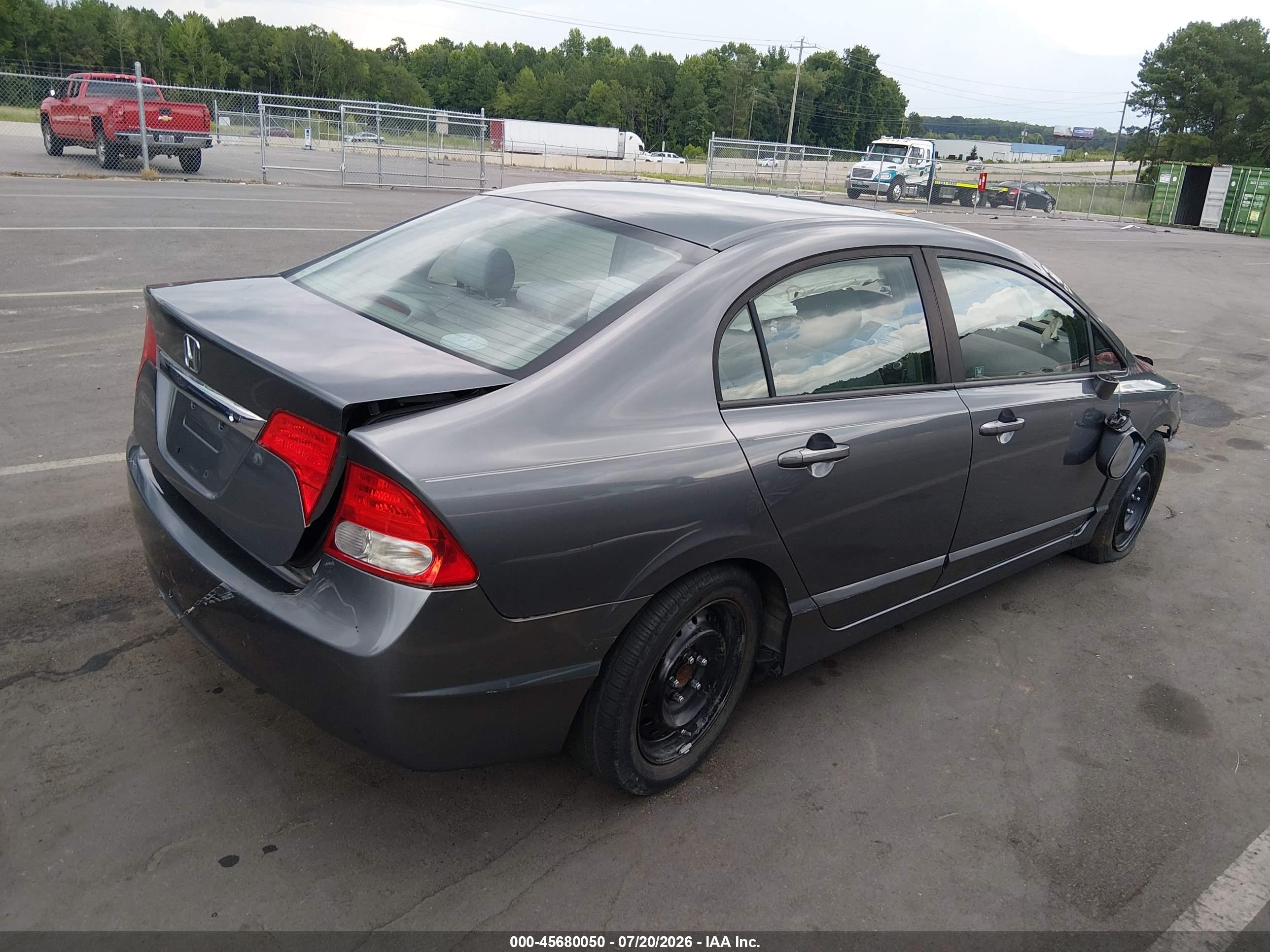 2009 Honda Civic Lx Silver vin: 1HGFA16549L027893
