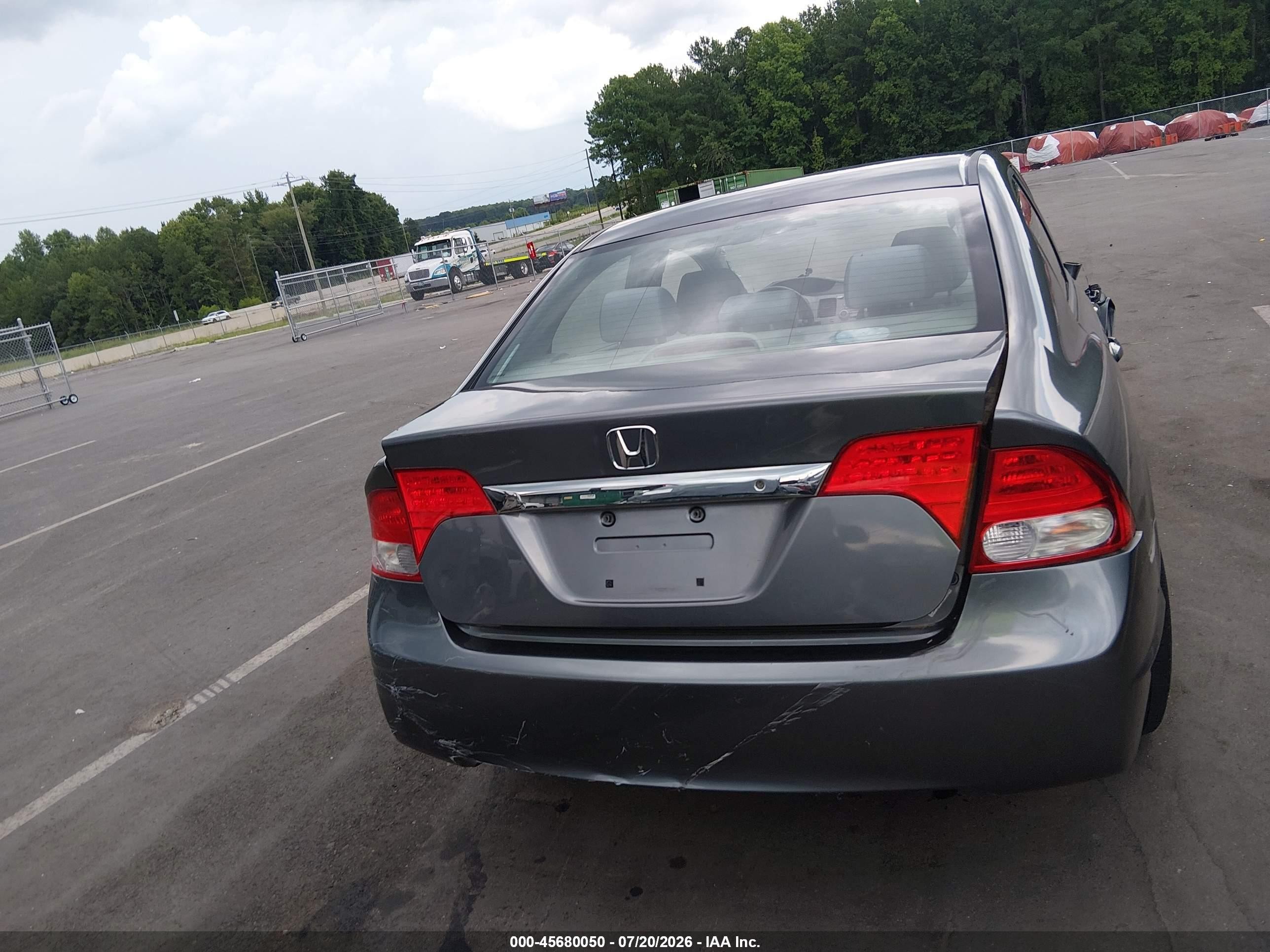 2009 Honda Civic Lx Silver vin: 1HGFA16549L027893