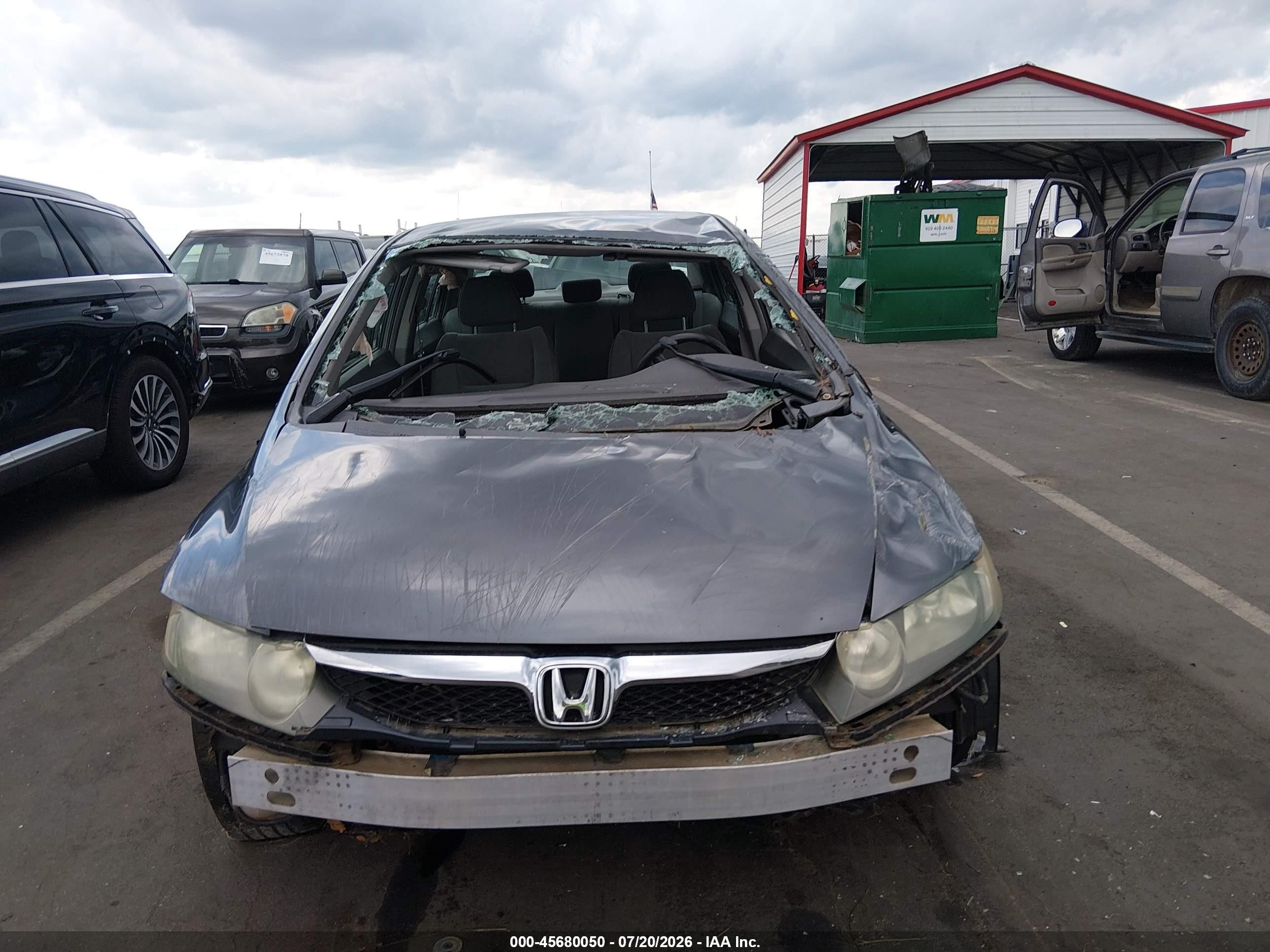 2009 Honda Civic Lx Silver vin: 1HGFA16549L027893
