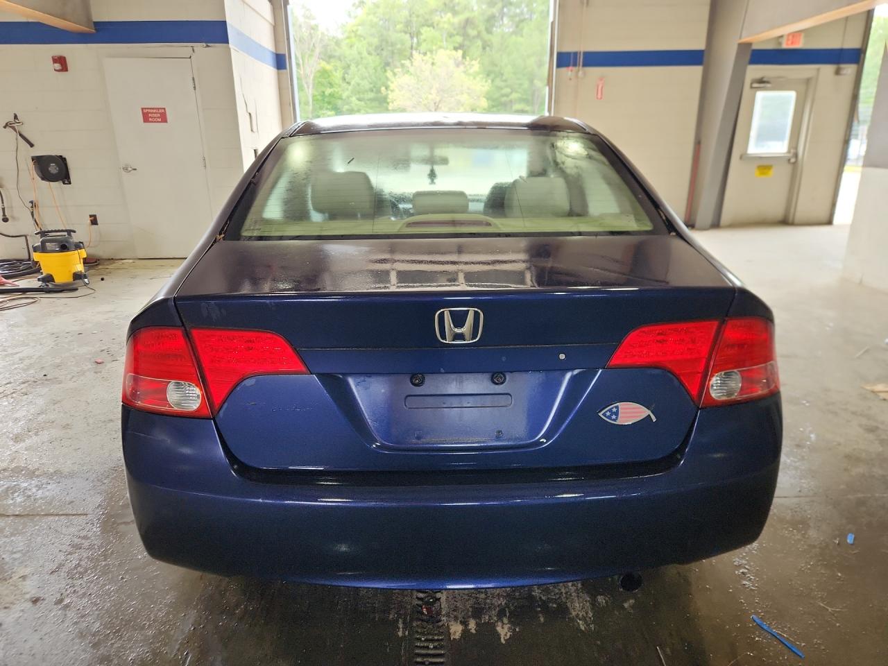 2006 Honda Civic Lx Blue vin: 1HGFA16556L004375 Damage: Deck Lid, Heavy Scratch, 3 To 4 Inches