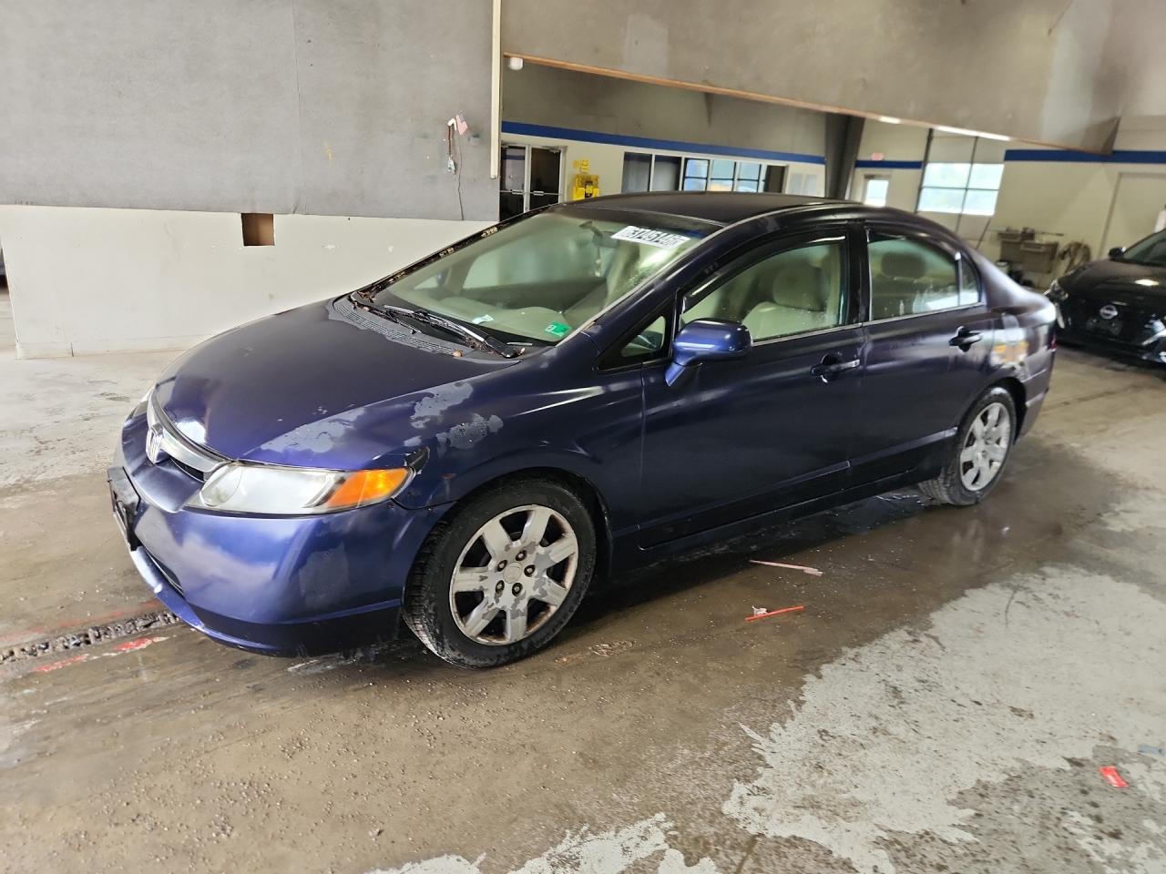 2006 Honda Civic Lx Blue vin: 1HGFA16556L004375 Damage: Left Front Fender, Dent(S) W/ Paint Dmg, 5 To 6 Inches