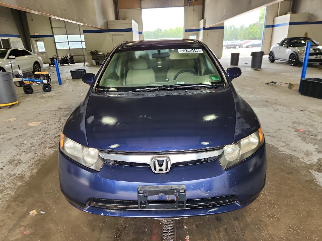 2006 Honda Civic Lx Blue vin: 1HGFA16556L004375 Damage: Hood, Chipped, 5