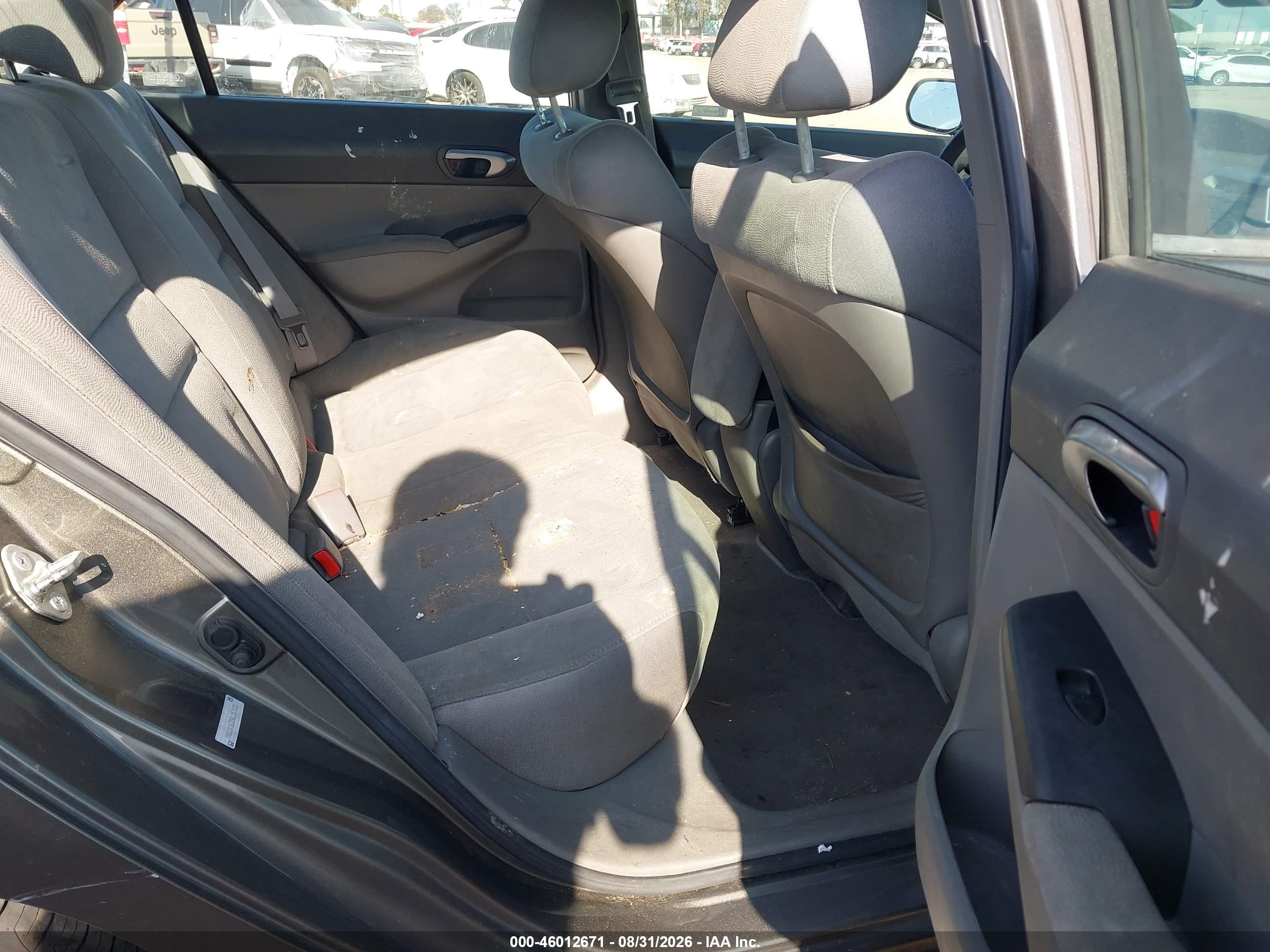 2006 Honda Civic Lx Gray vin: 1HGFA16556L017451