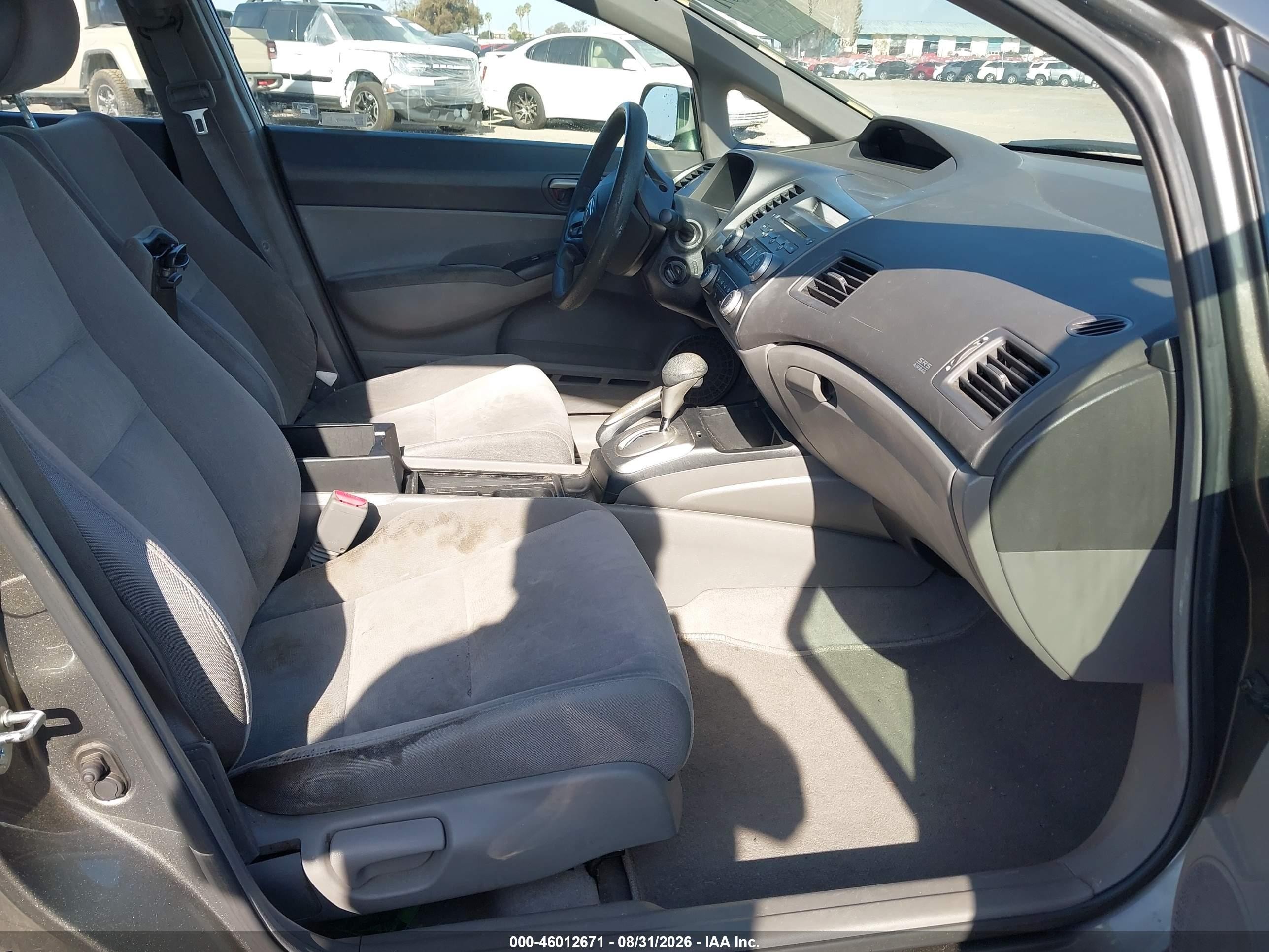 2006 Honda Civic Lx Gray vin: 1HGFA16556L017451