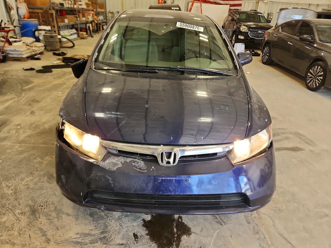 2006 Honda Civic Lx Blue vin: 1HGFA16556L024142