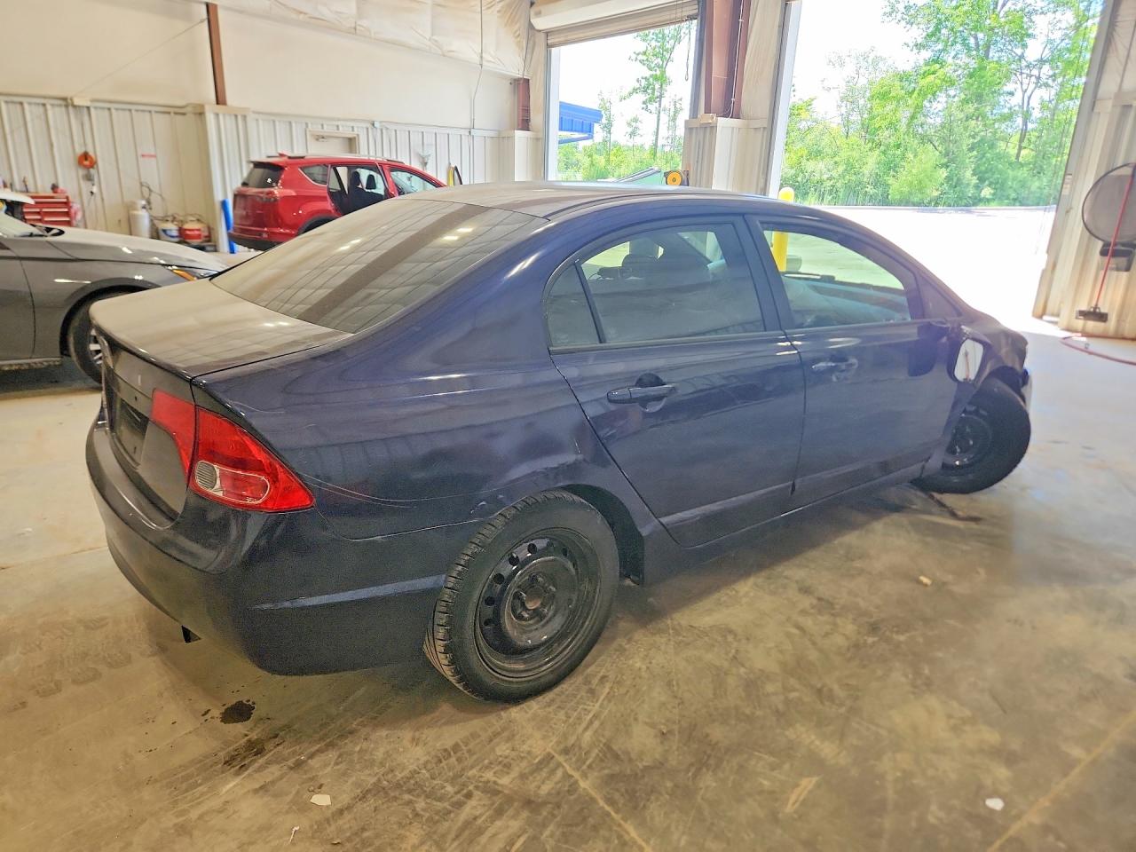2006 Honda Civic Lx Blue vin: 1HGFA16556L024142