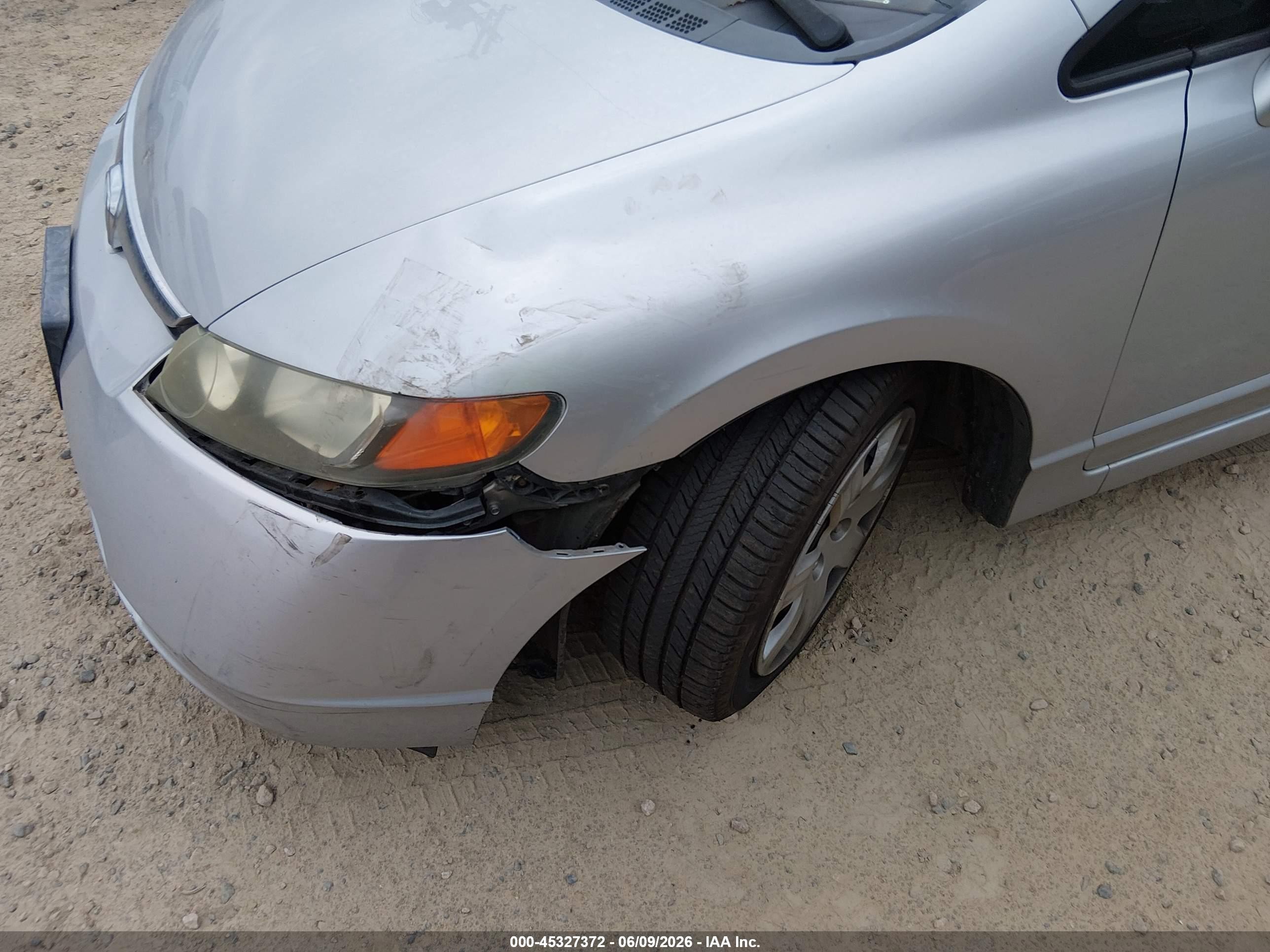 2006 Honda Civic Lx Silver vin: 1HGFA16556L028238