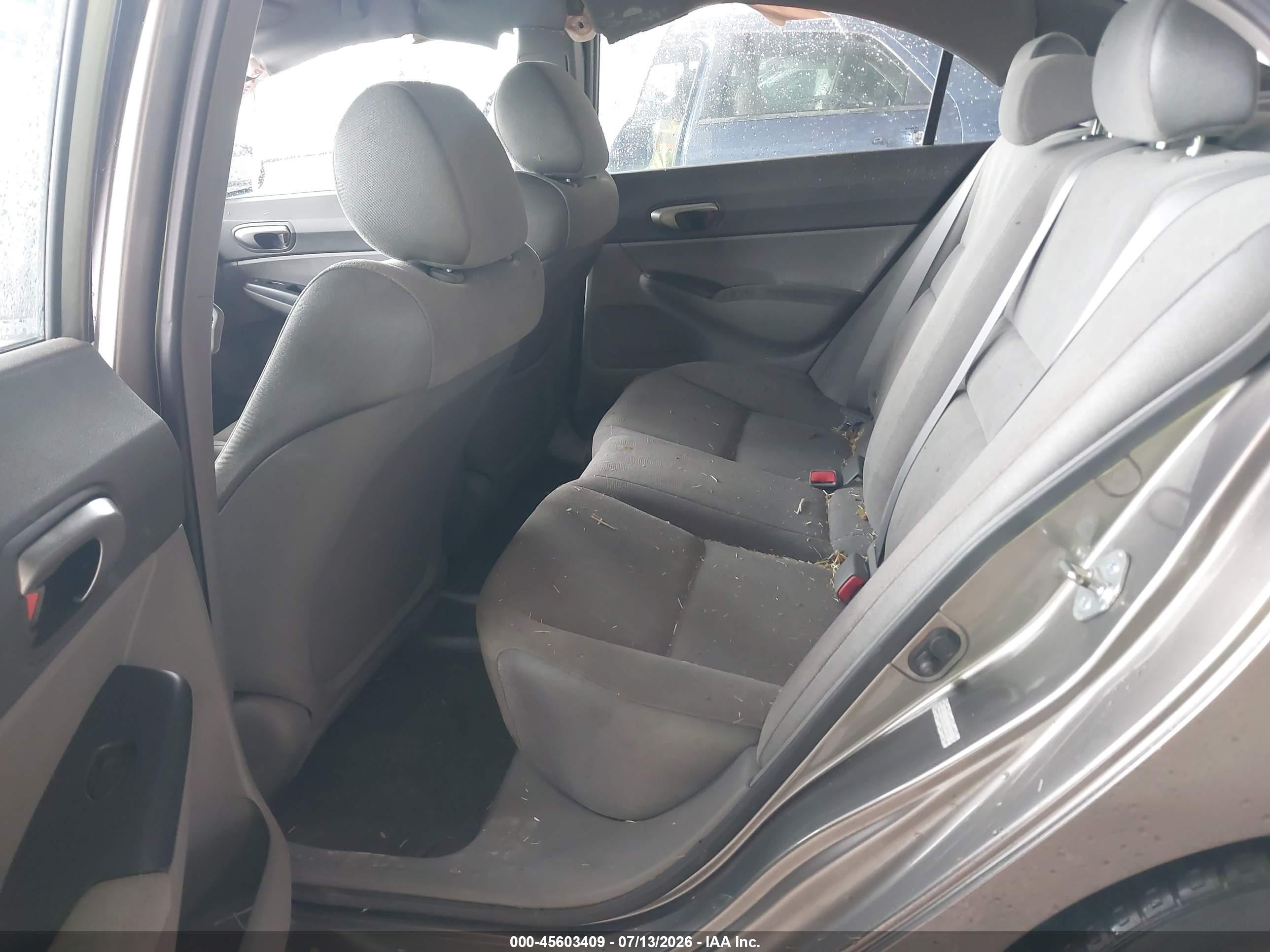 2006 Honda Civic Lx Gray vin: 1HGFA16556L049915