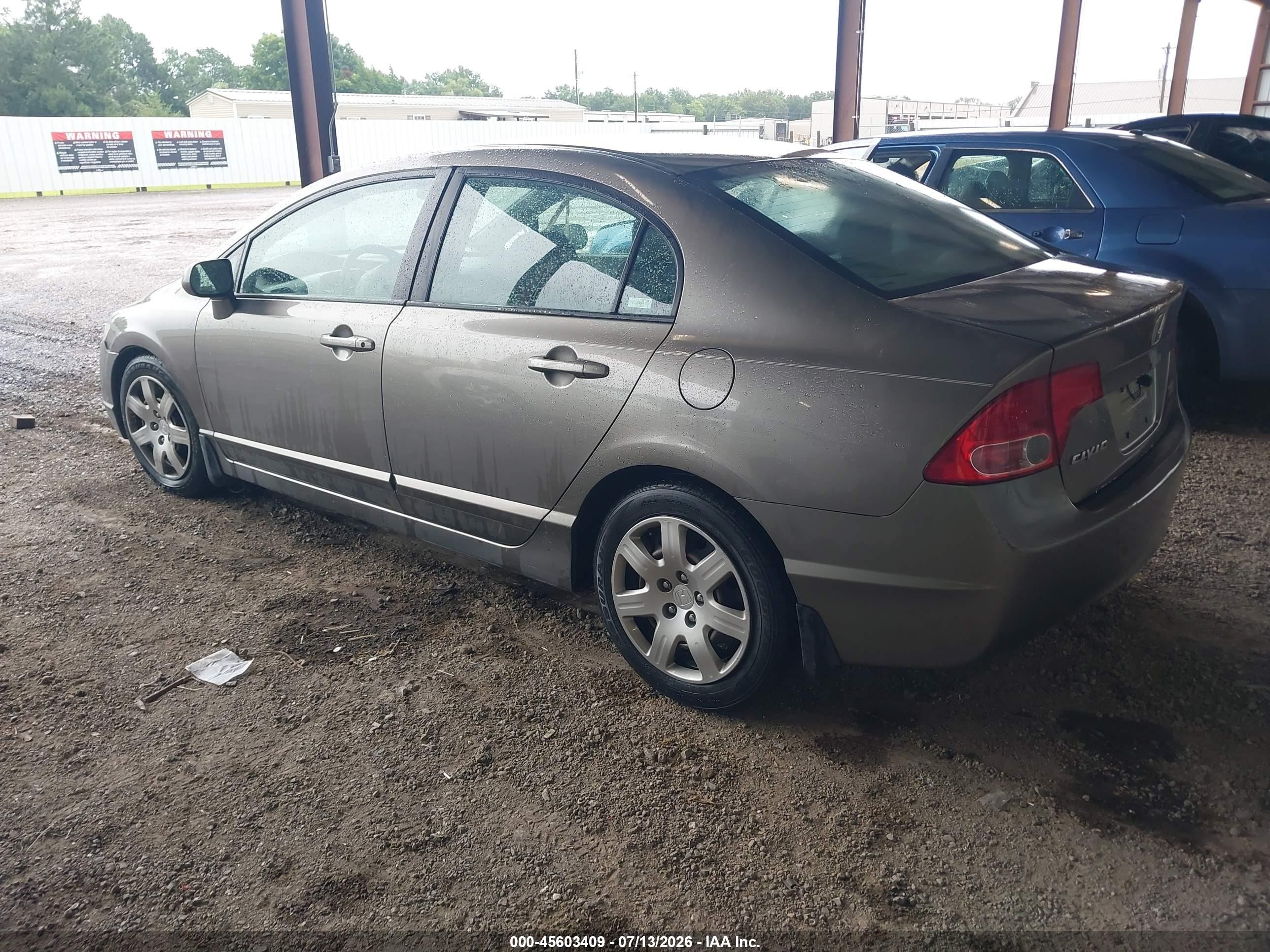 2006 Honda Civic Lx Gray vin: 1HGFA16556L049915