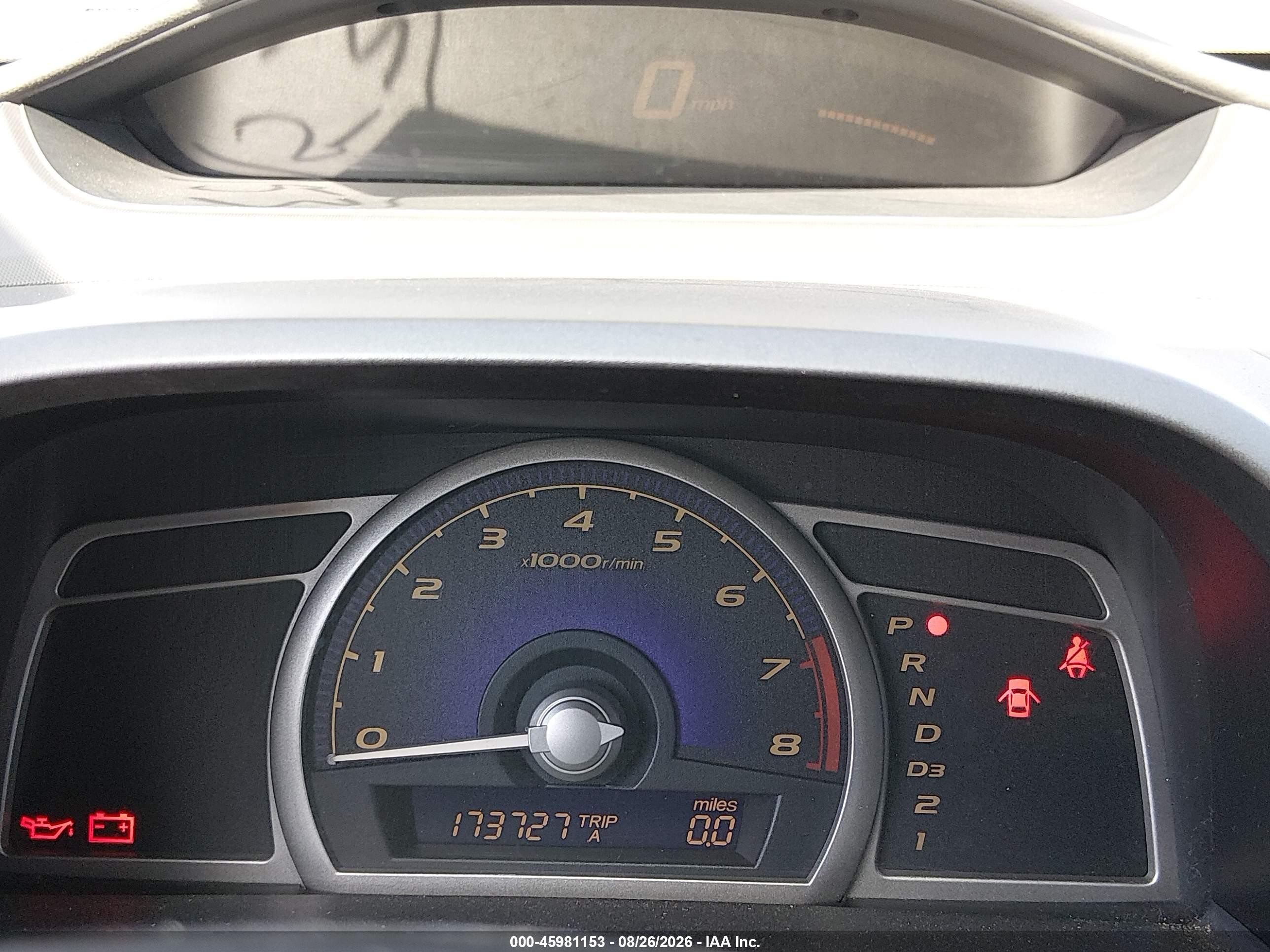 2006 Honda Civic Lx Blue vin: 1HGFA16556L054323
