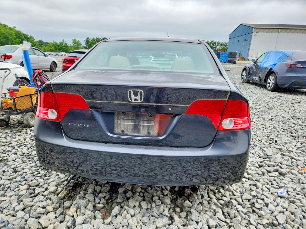 2006 Honda Civic Lx Black vin: 1HGFA16556L068349