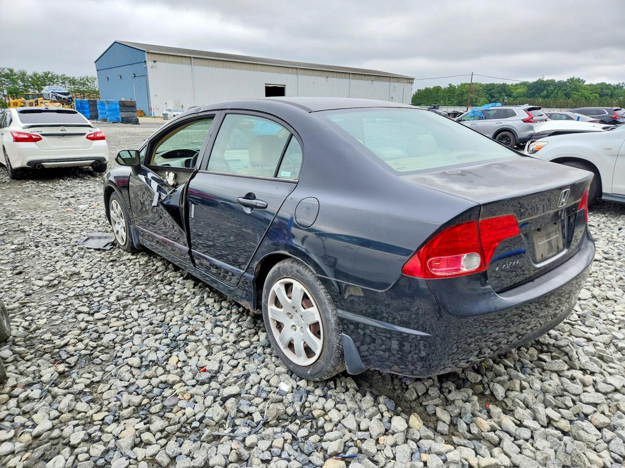 2006 Honda Civic Lx Black vin: 1HGFA16556L068349