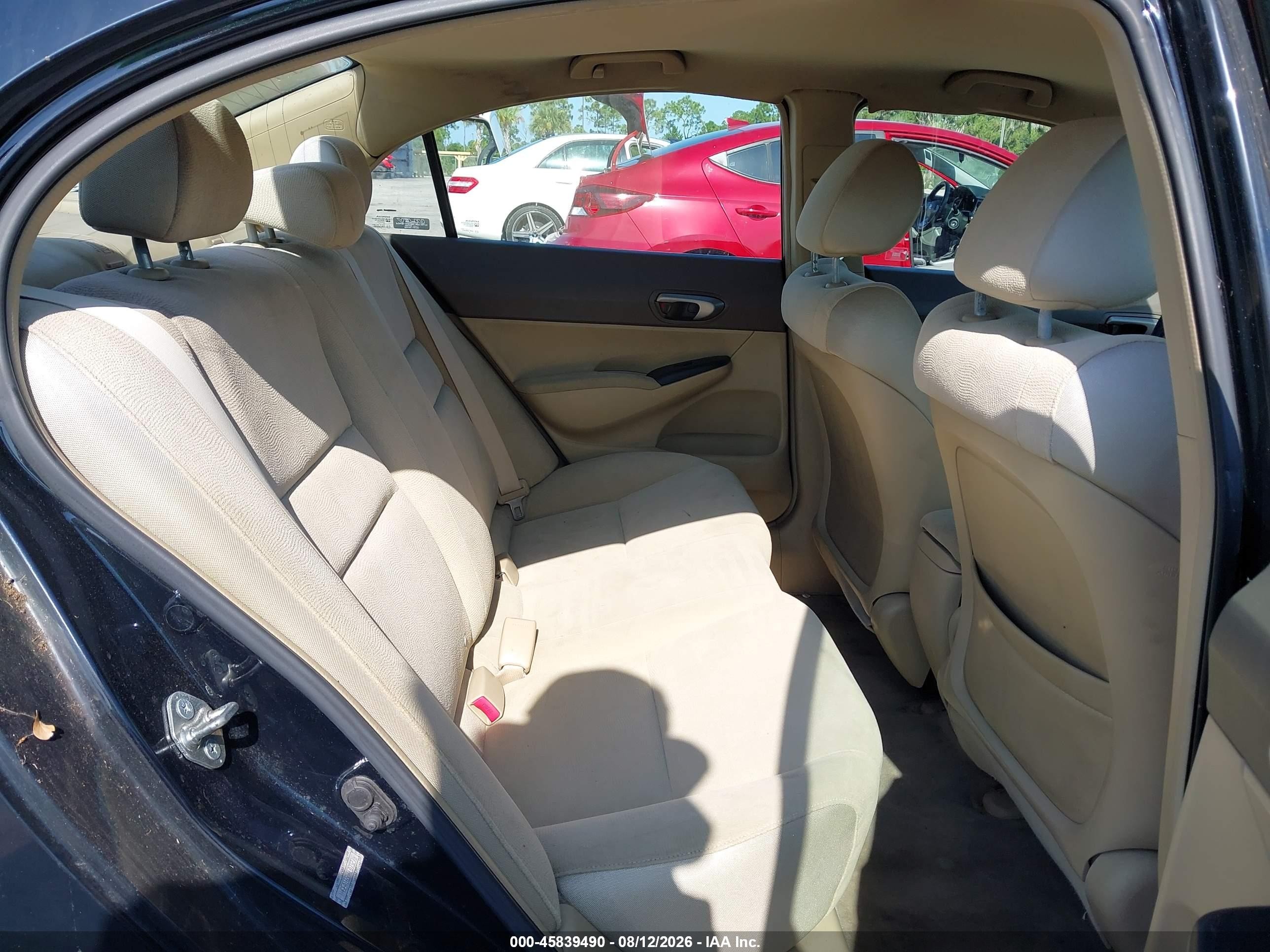 2006 Honda Civic Lx Black vin: 1HGFA16556L073275